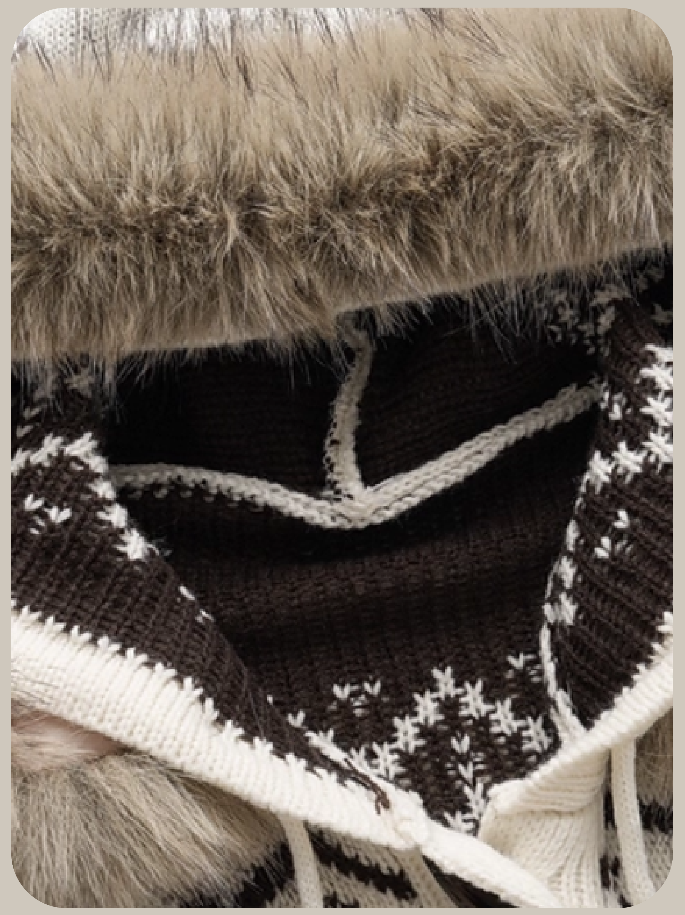 Fluffy Collar Cheerful Cardigan/ふわふわ襟カーディガン