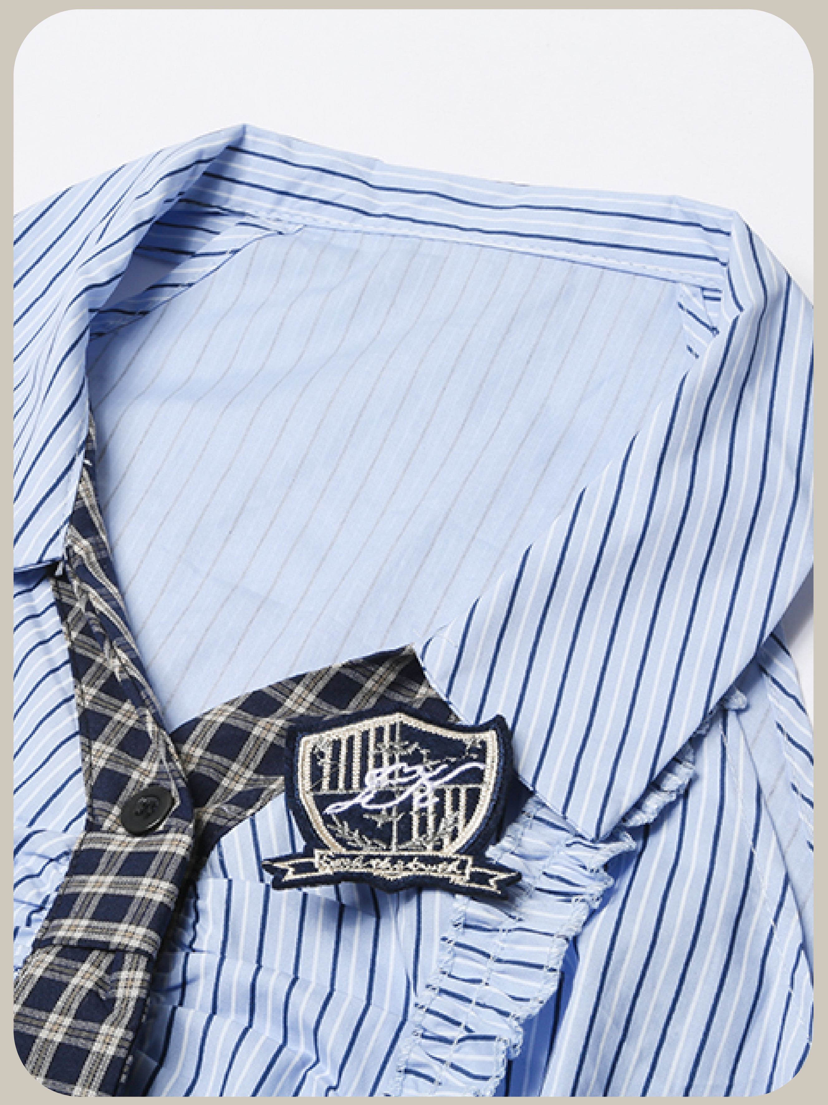 Preppy Ribbon Blossom Skirt Set Up/プレッピーリボンブロッサムスカートセットアップ