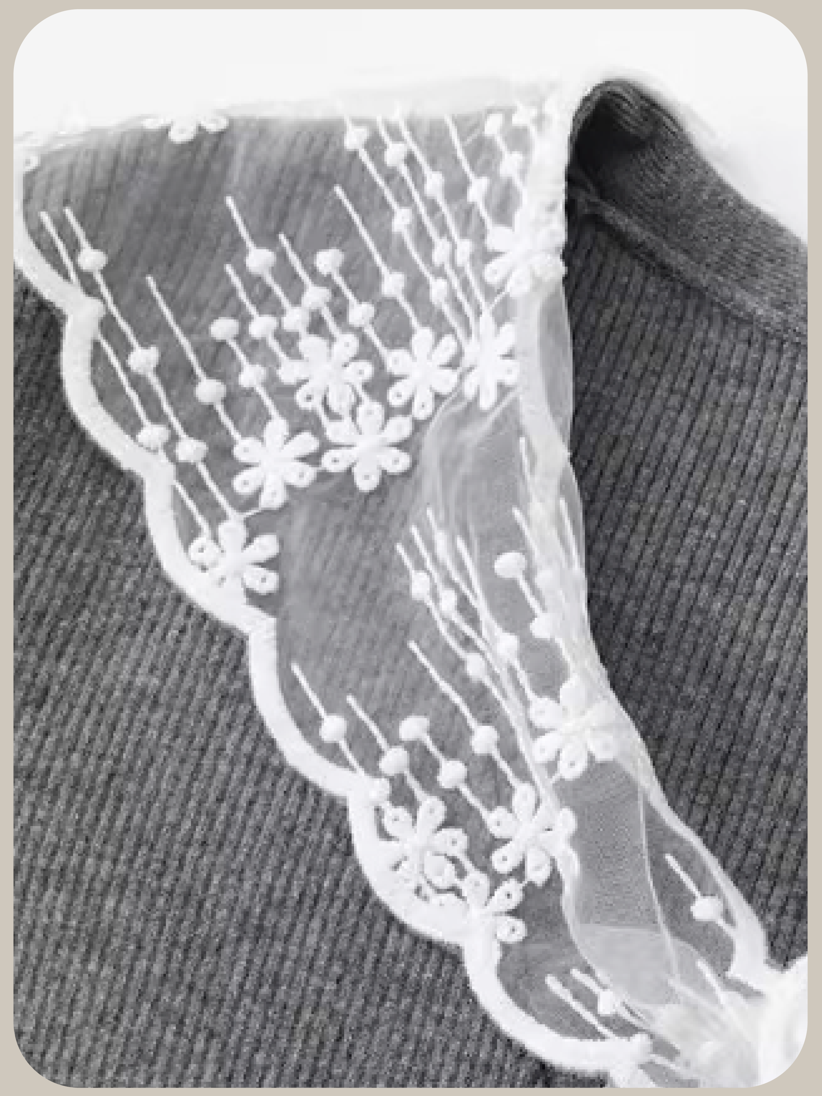 Sweet Lace Shawl Cardigan/スイートレースショールカーディガン