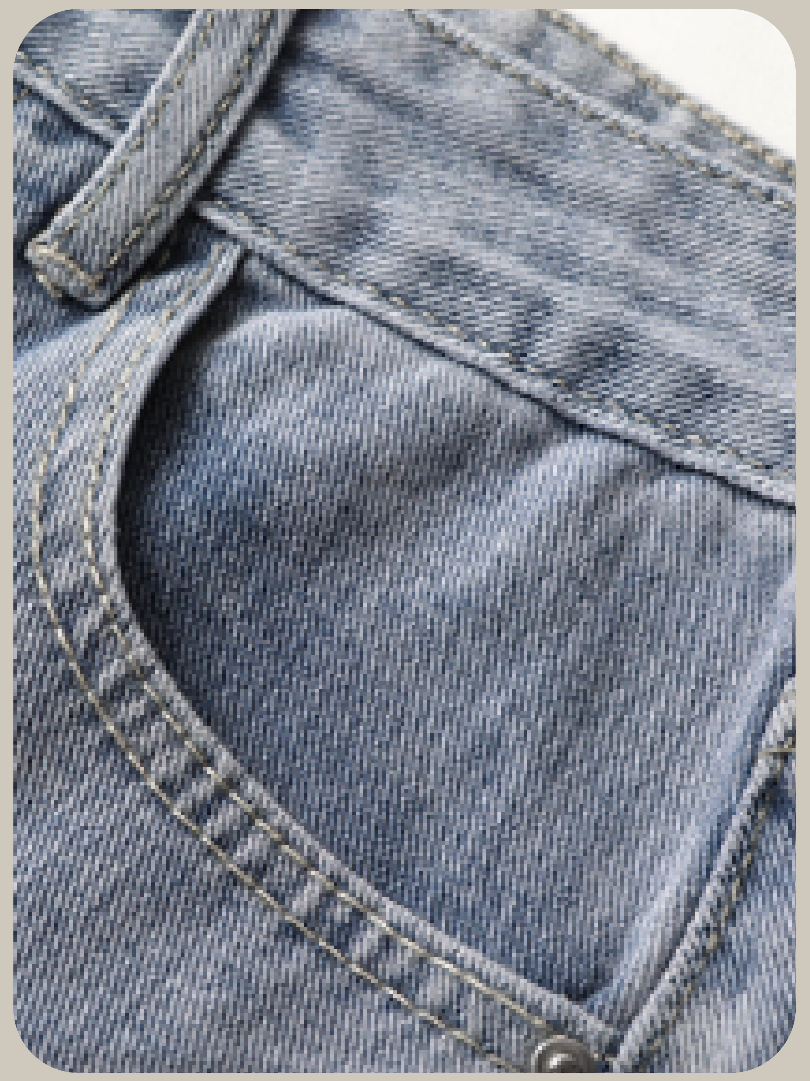 Heart Embroidery Denim Pants/ハート刺繍デニムパンツ