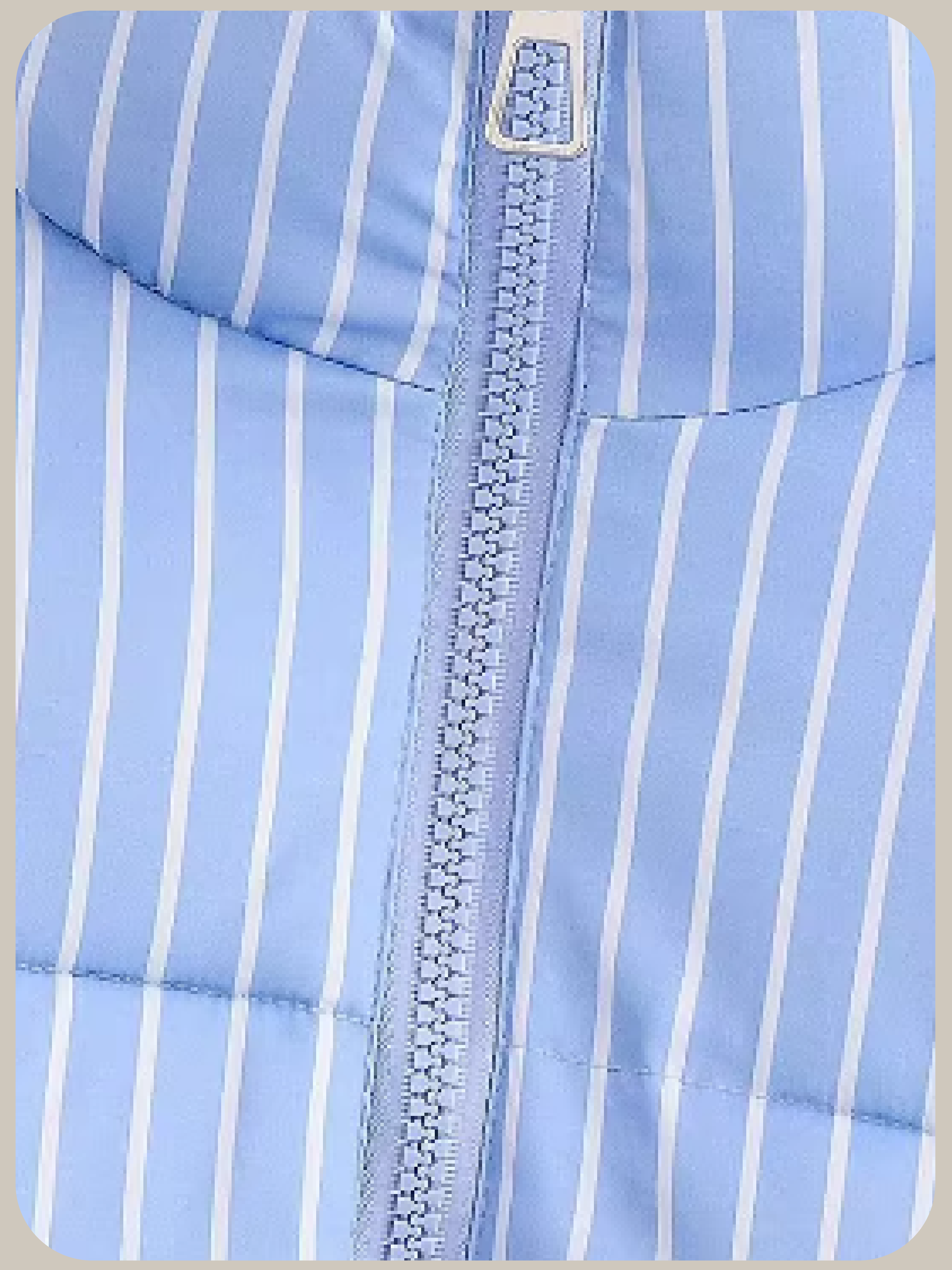 Blue Stripe Down Jacket/ブルーストライプダウンジャケット