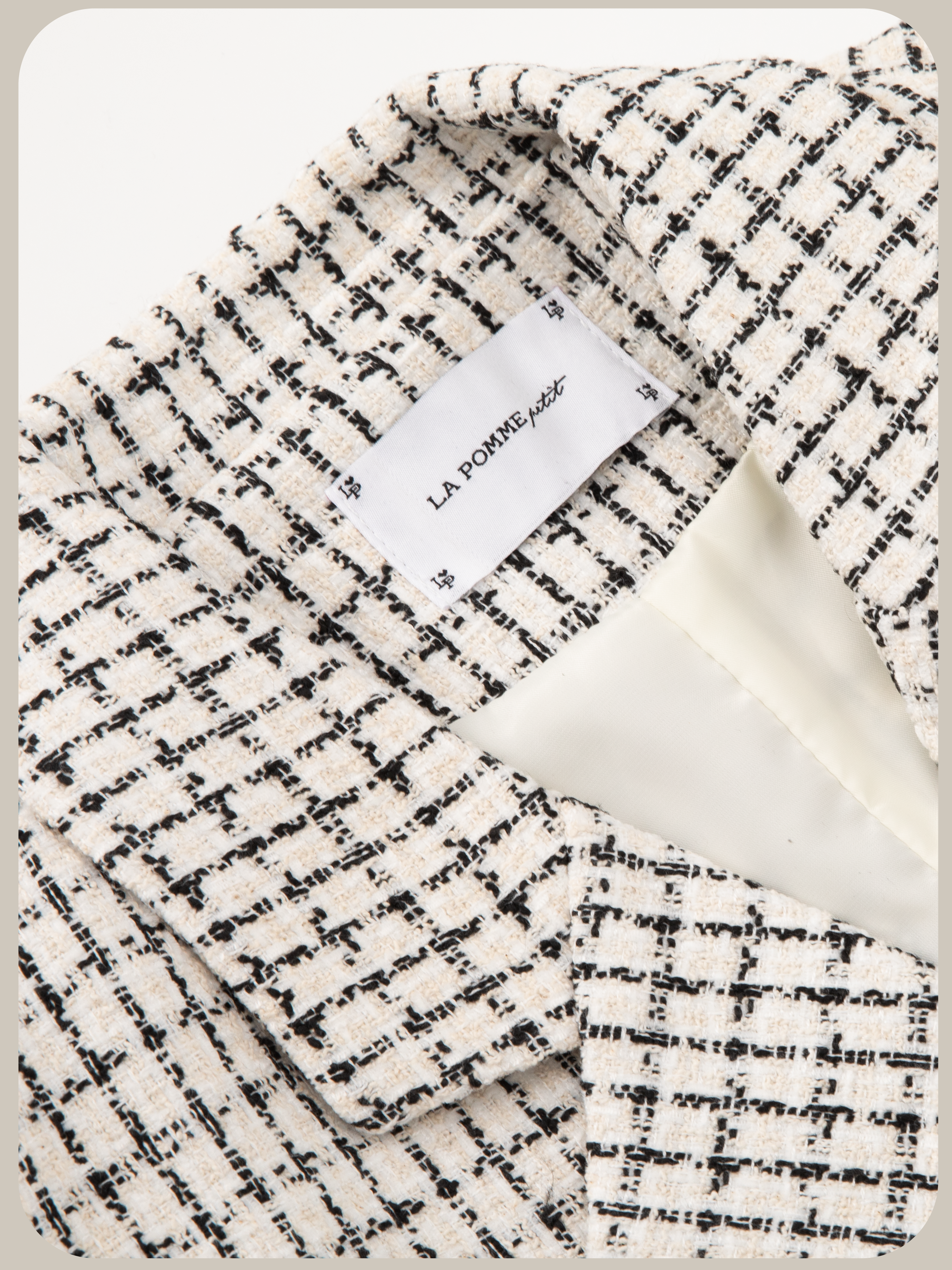 Elegant Style Check Jacket/エレガントスタイルチェックジャケット