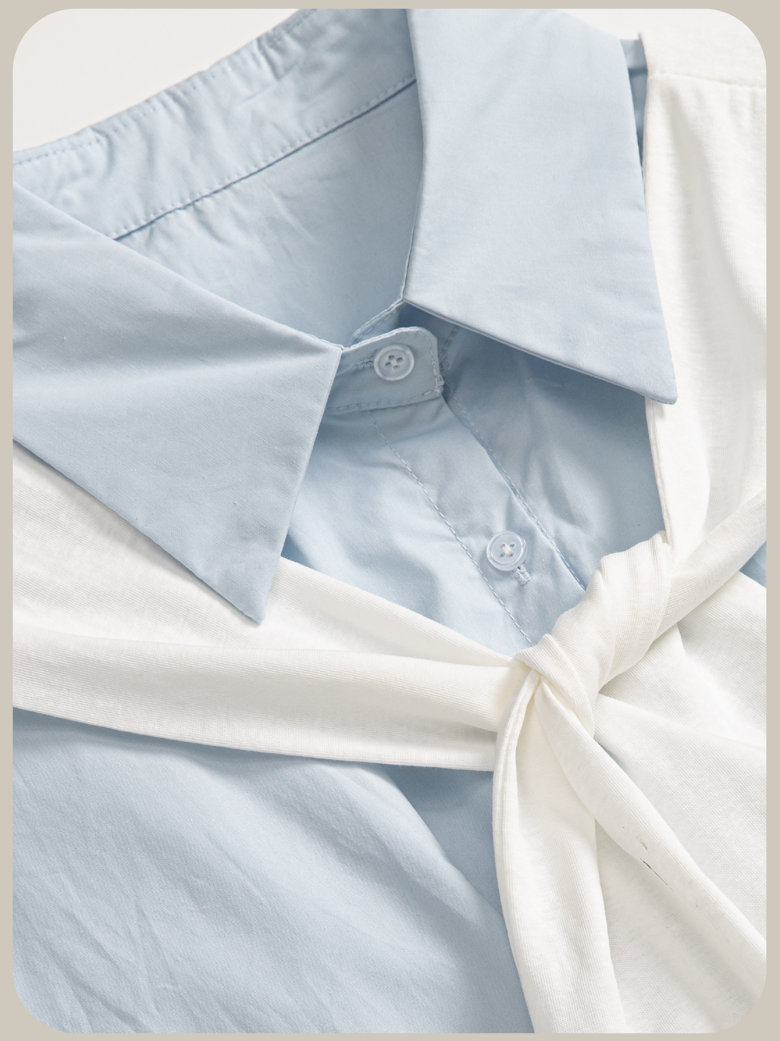 Belted Shirt One Piece With Shawl/ベルトシャツワンピースショール付き