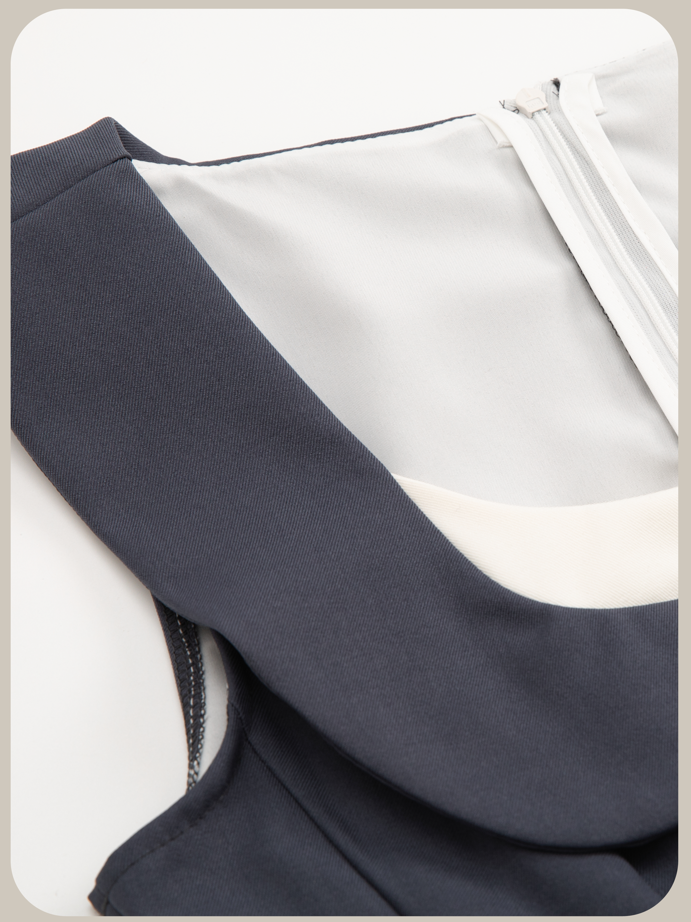 Contrast Bow Square Neck Flare Dress/コントラストリボンスクエアネックフレアドレス