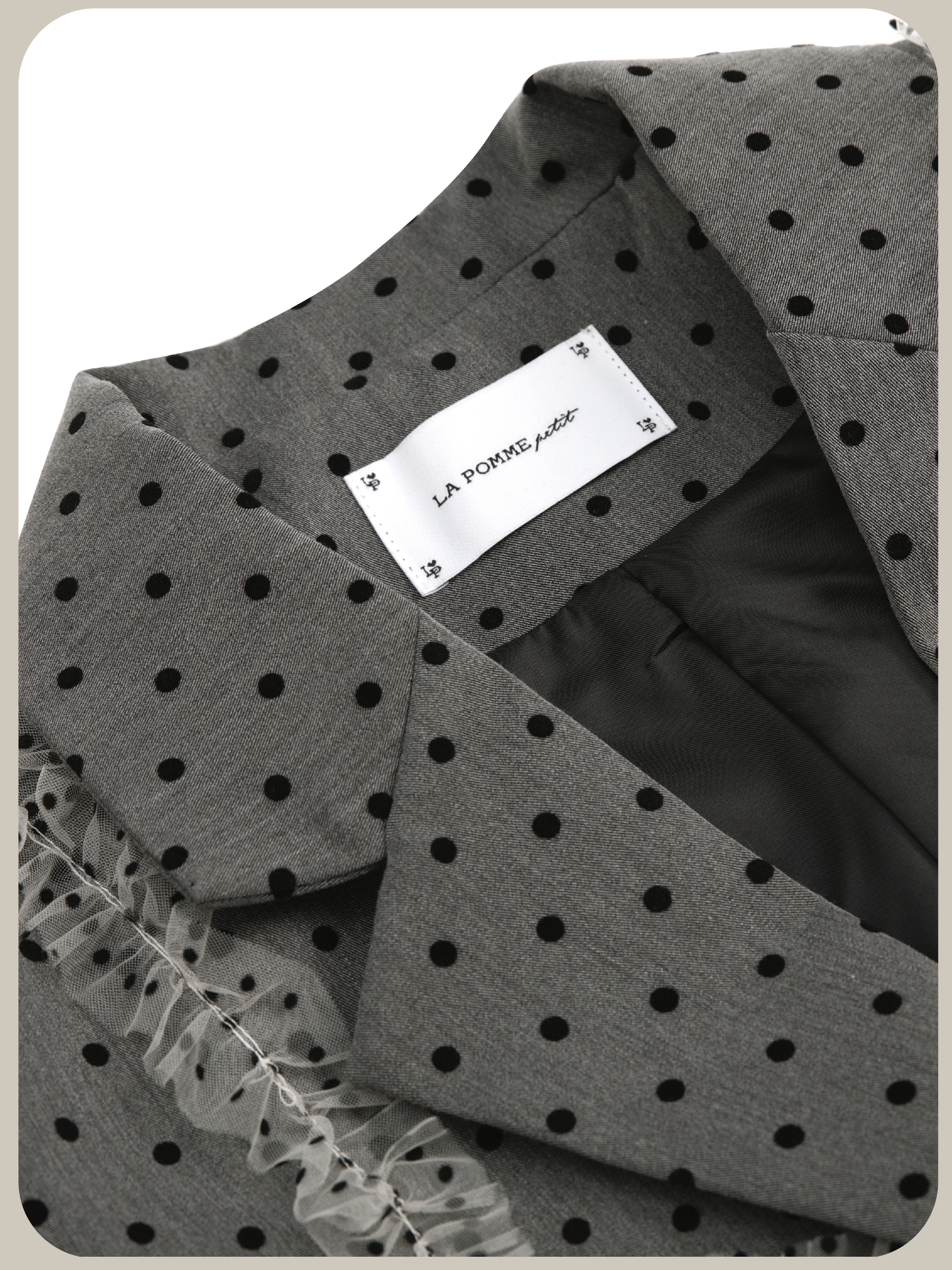 ・予約商品・Dots Lace Ribbon Jacketドットレースリボンジャケット