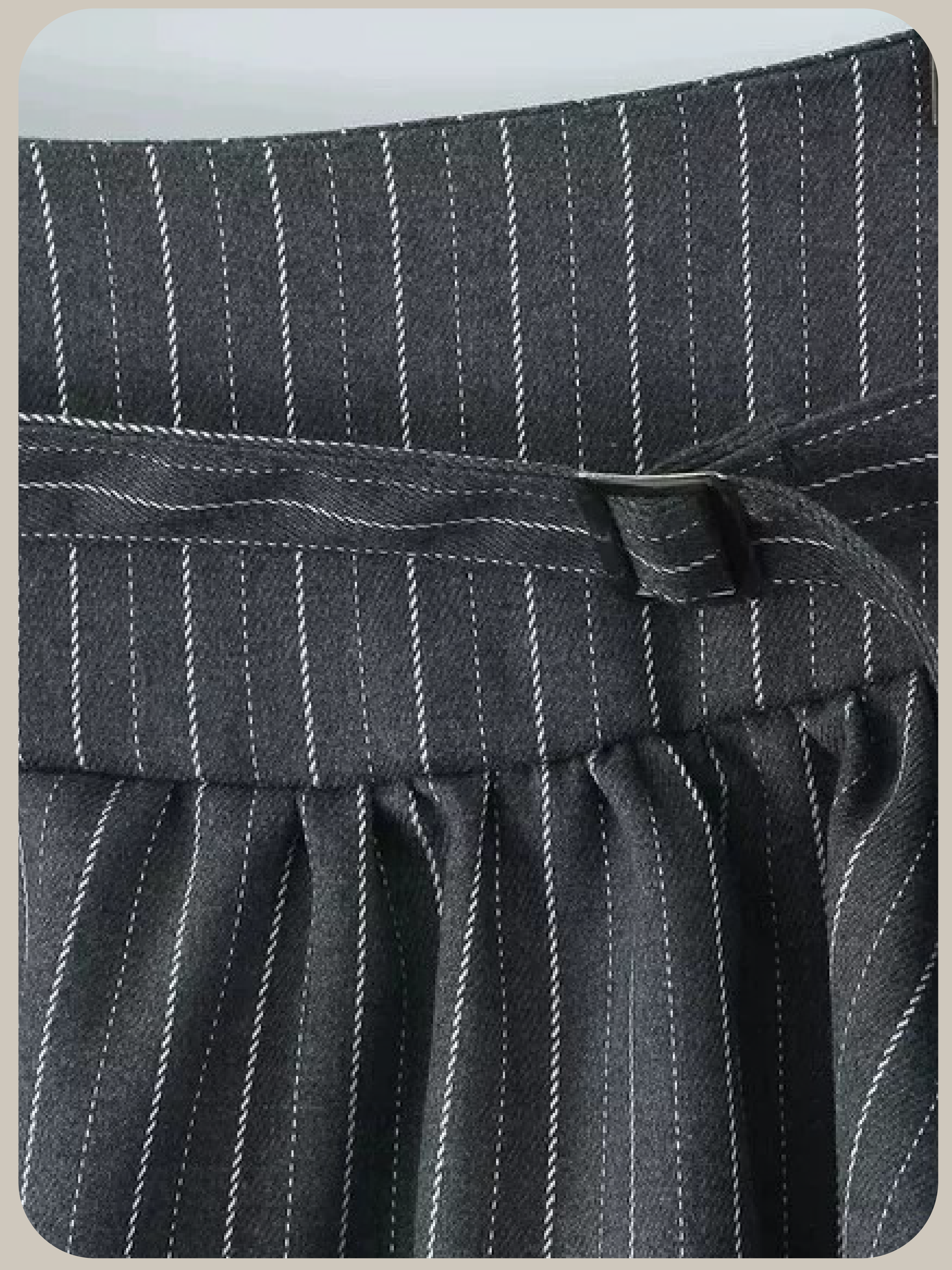 Striped Tiered Mini Skirt/ストライプ柄ティアードミニスカート