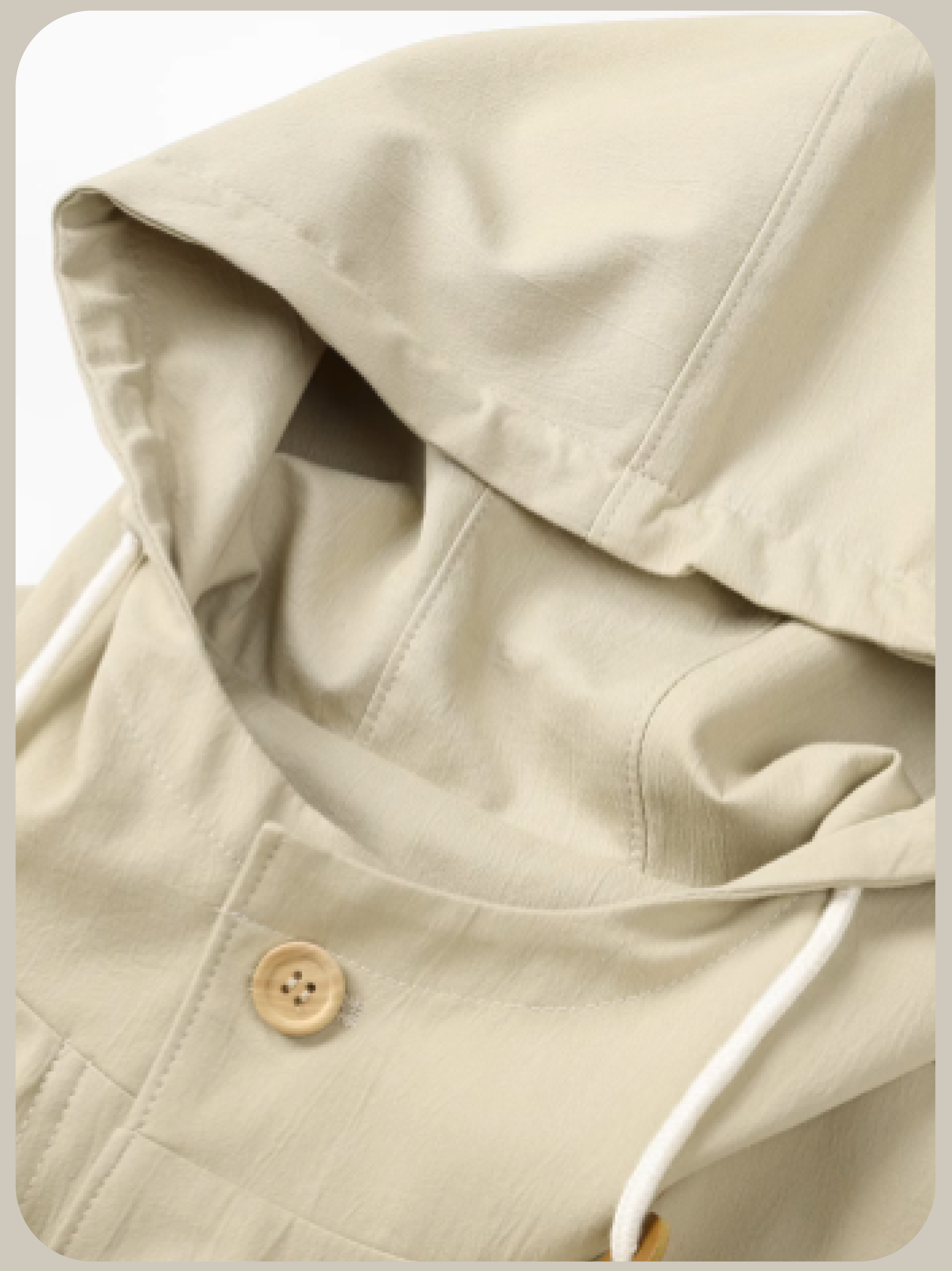 Quilty Hood Trench Coat/キルティフードトレンチコート