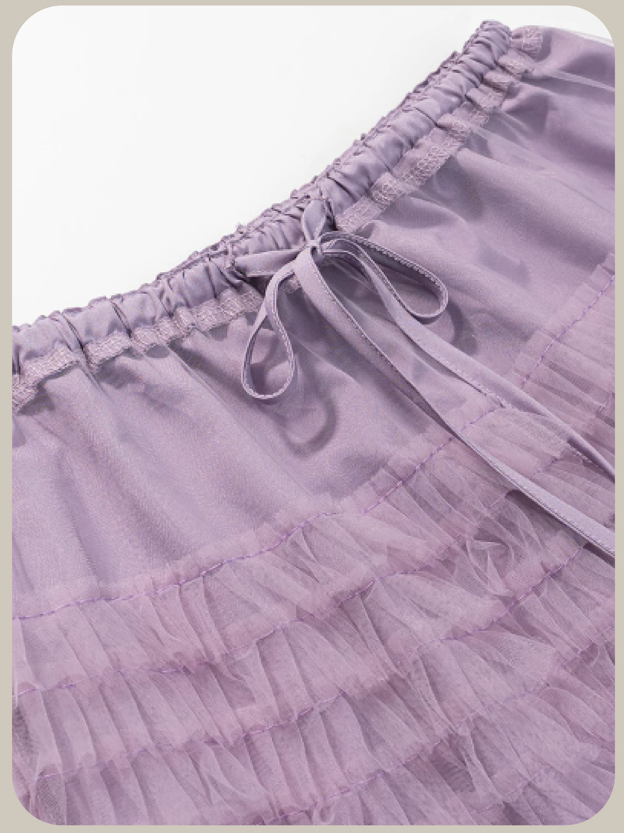 Ruffle Flare Mesh Skirt/フリルフレアメッシュスカート