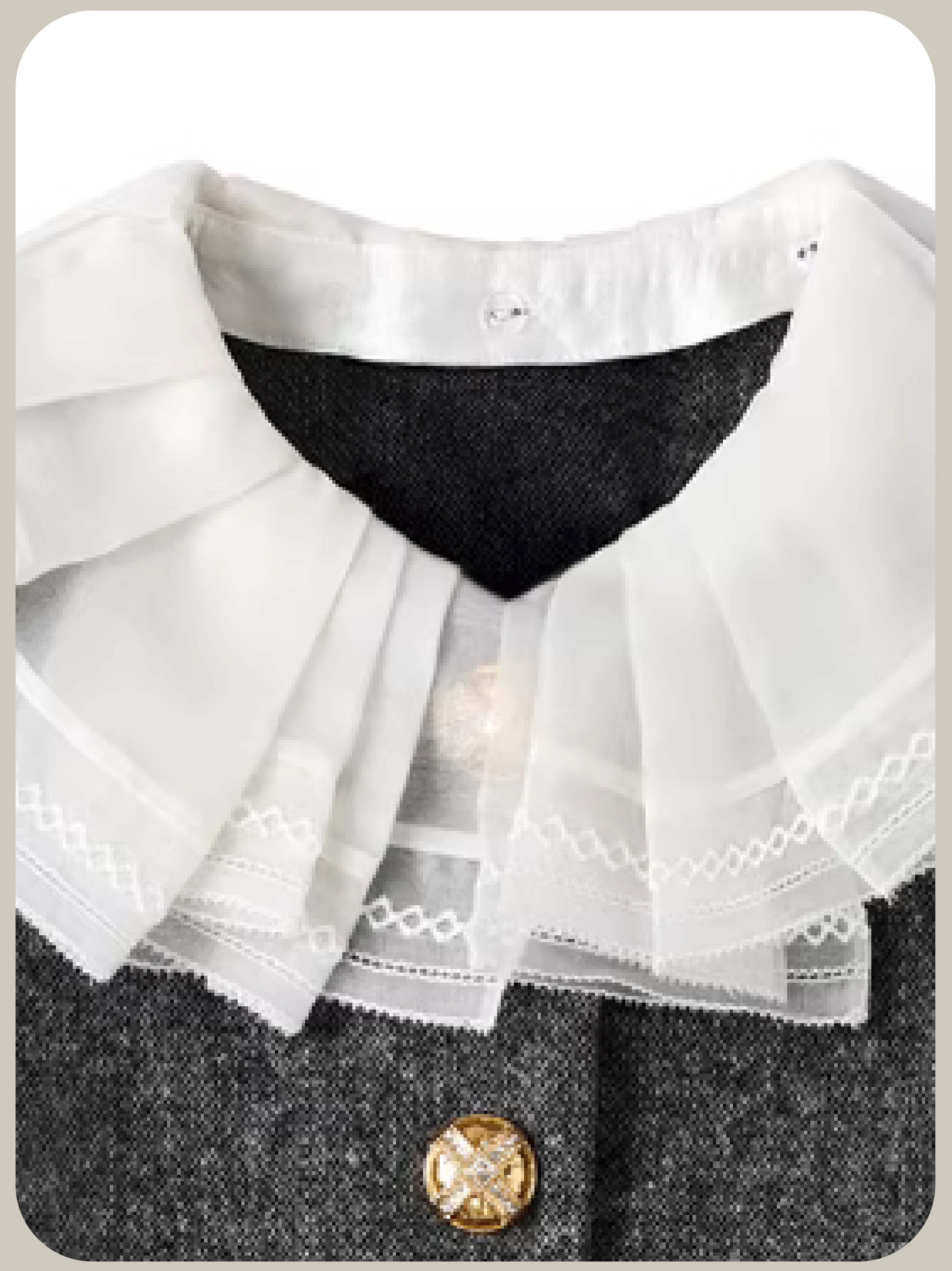 Princess Lace Collar Jacket Set Up/プリンセスレースカラージャケットセットアップ