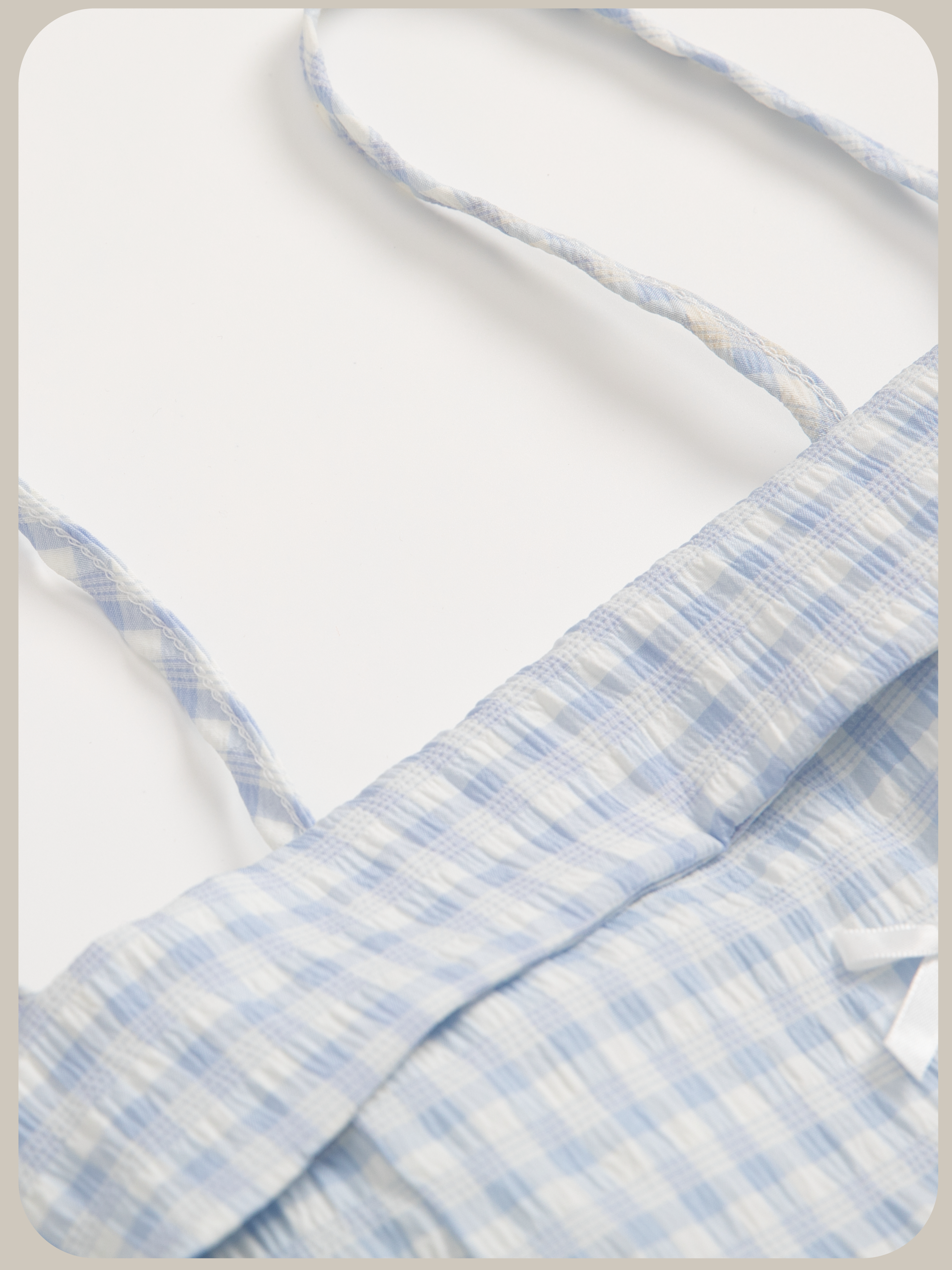 Flare Plaid Cami Dress/フレアチェック柄キャミソールドレス