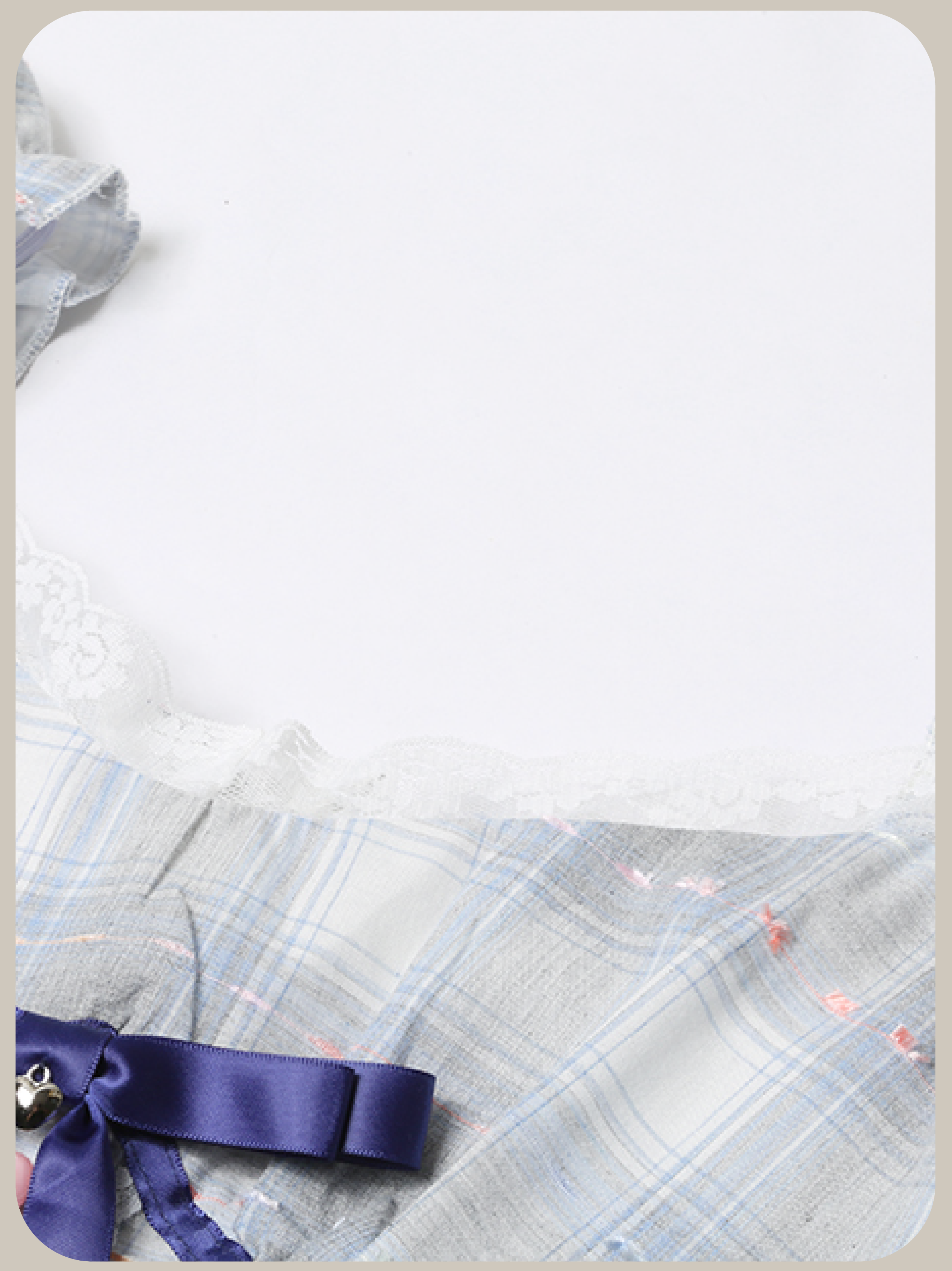 Princess Sweet Plaid Ribbon Dress/プリンセススイートチェックリボンドレス