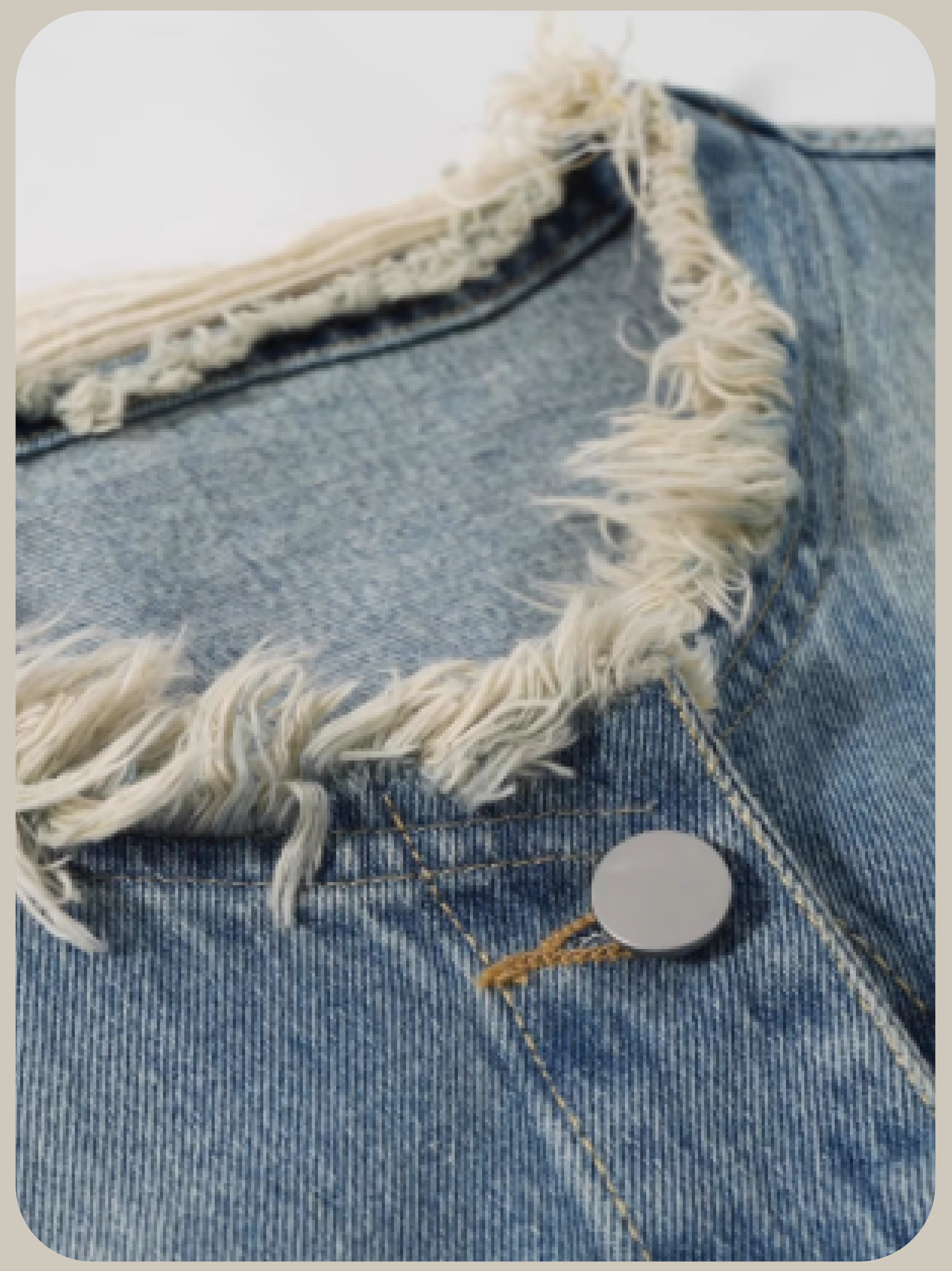 Lace Deco Denim Jacket/レースデコデニムジャケット