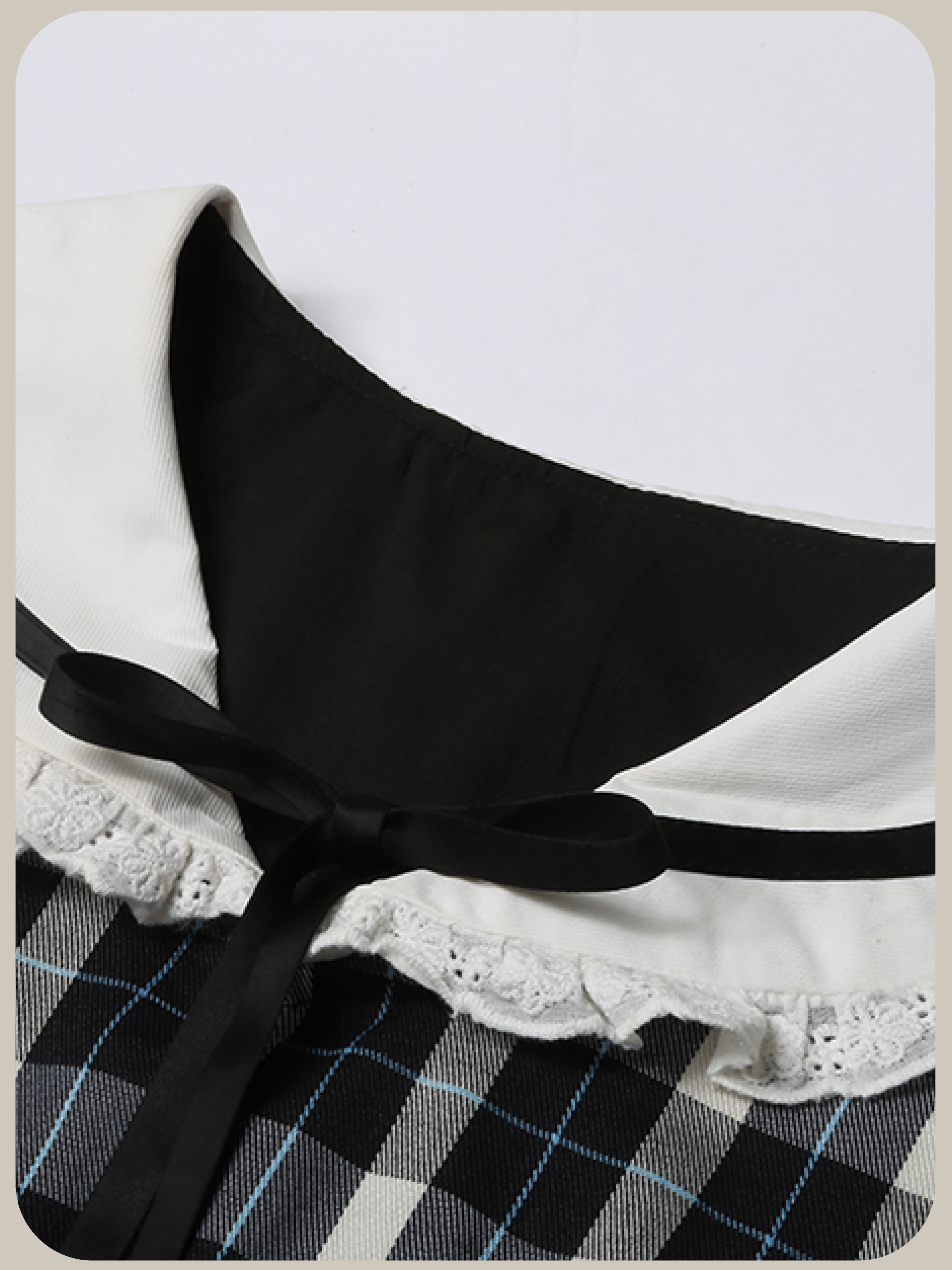 Sailor Collar Plaid Sweet Dress/セーラーカラーチェック柄スウィートワンピース