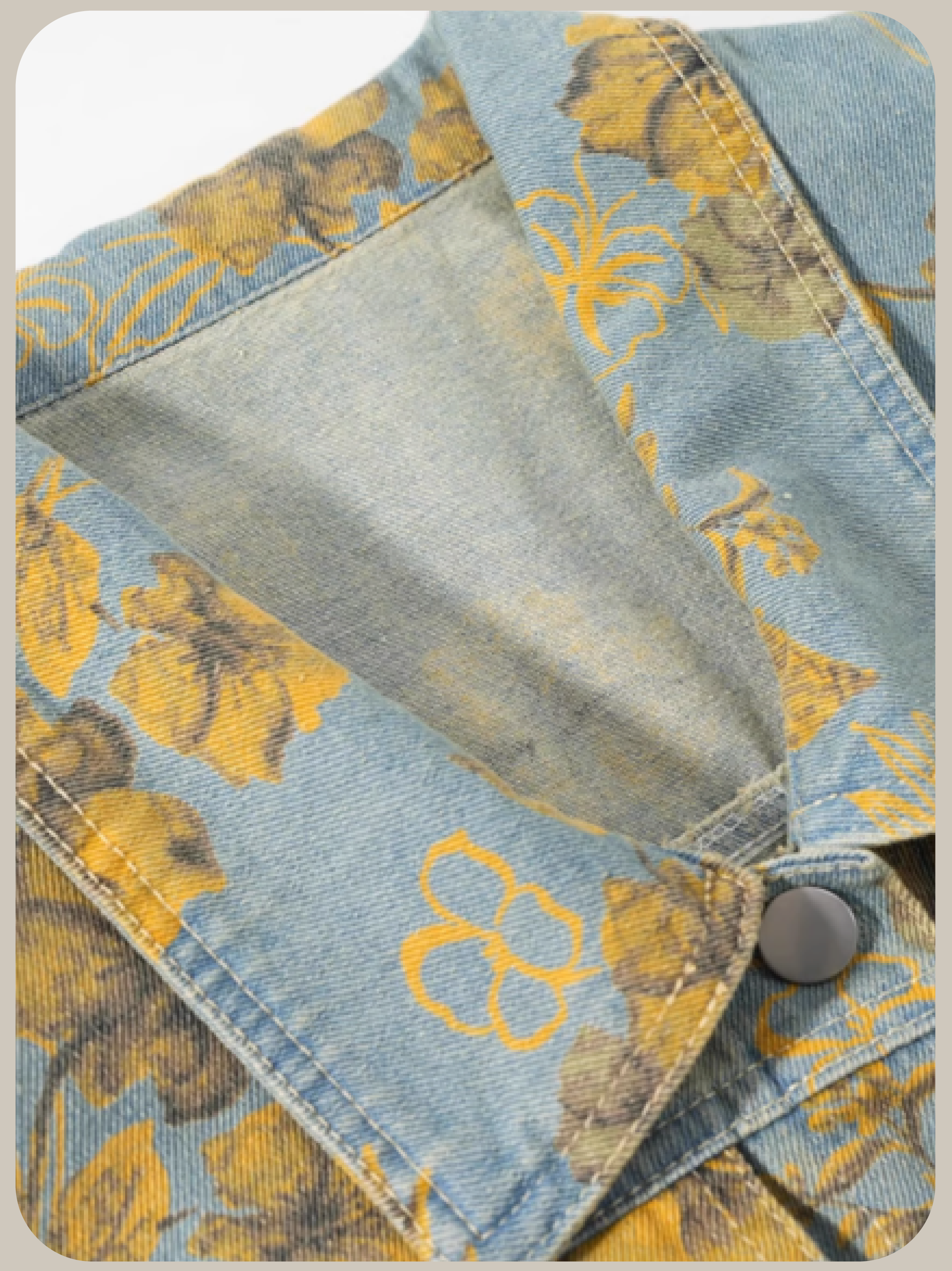 Garden Denim Vest/ガーデンデニムベスト