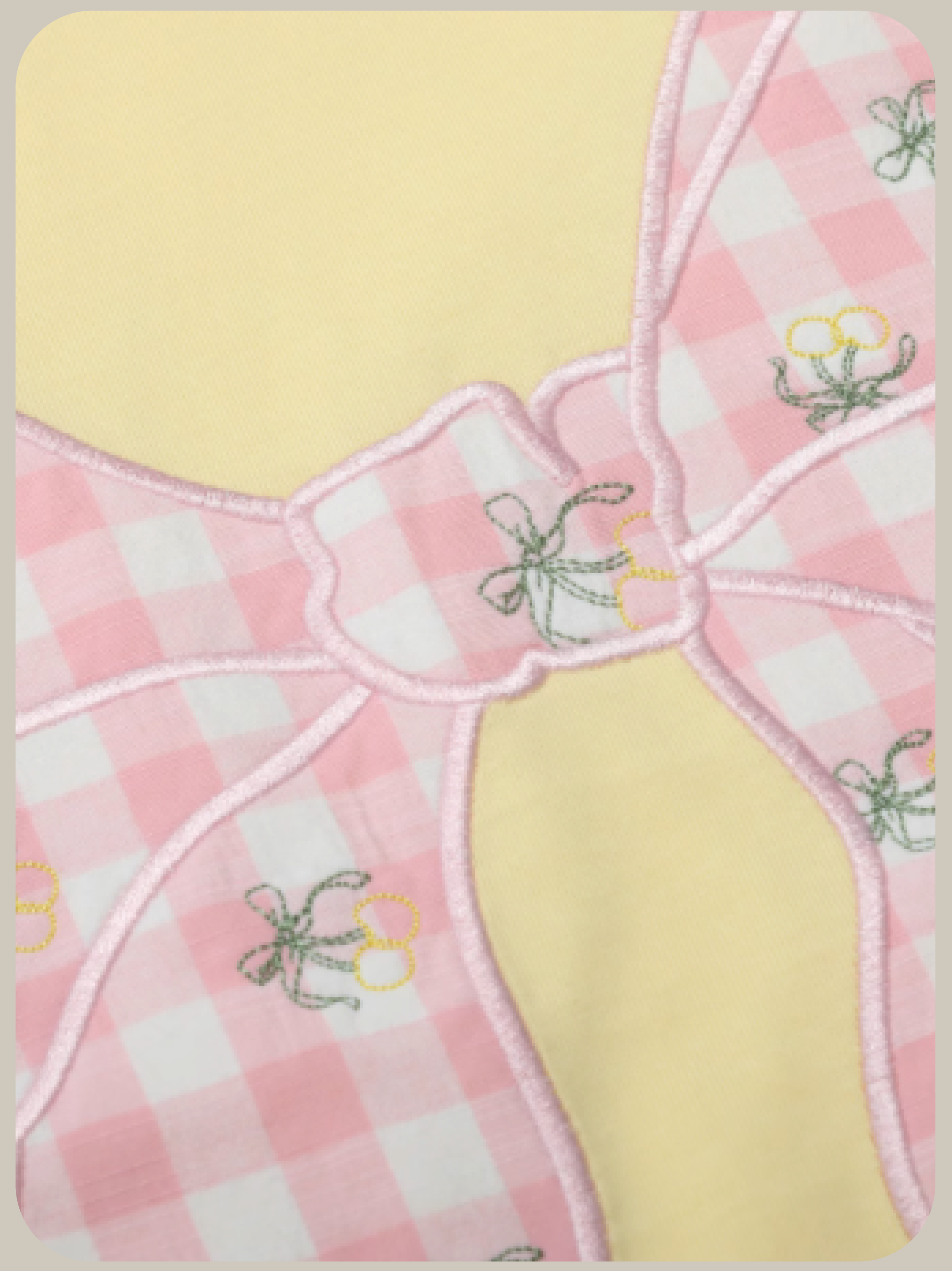 Ribbon Motif Embroidery T/リボンモチーフ刺繍Tシャツ