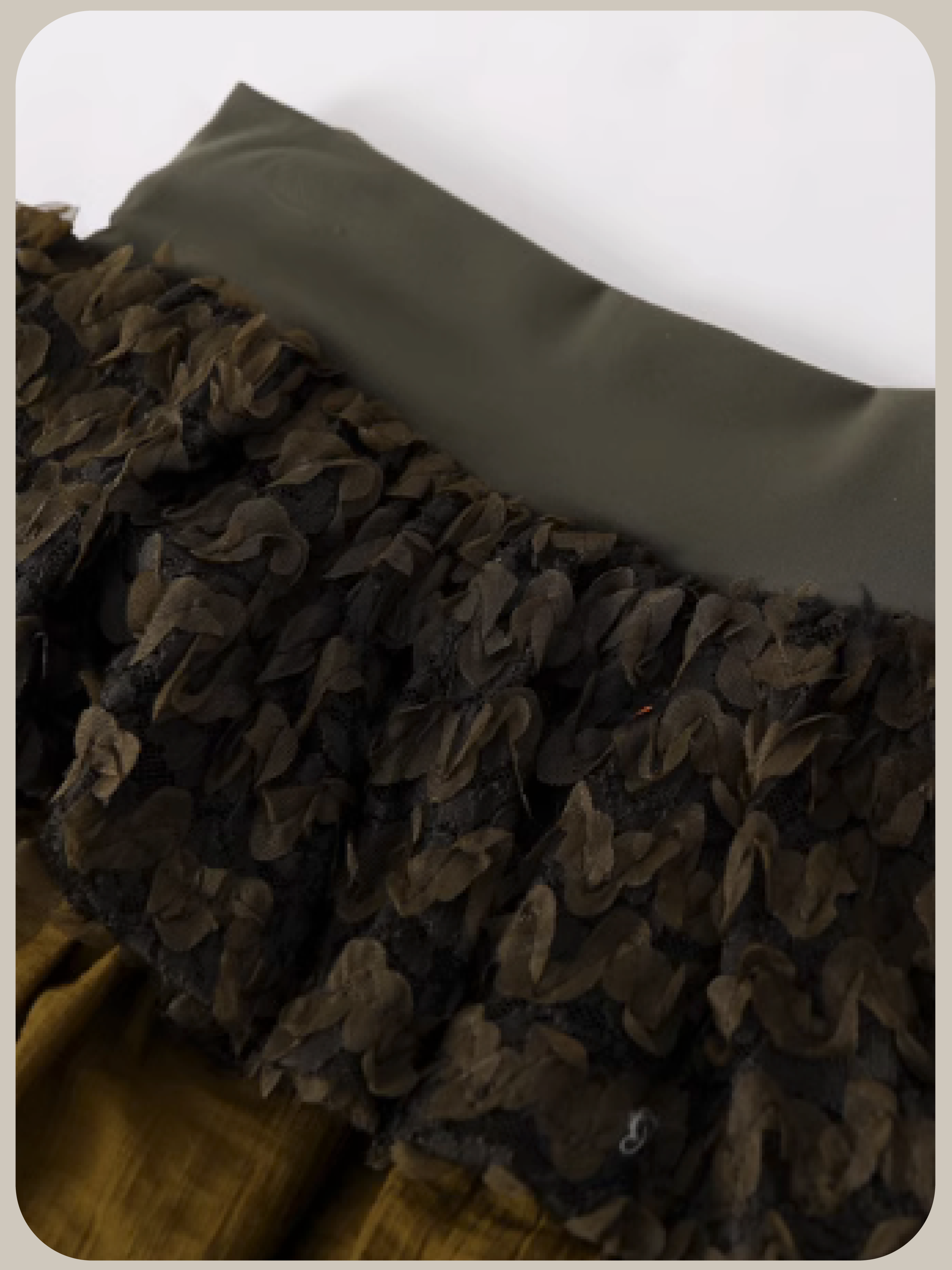 Emboss Layer Ruffle Skirt/エンボスレイヤーフリルスカート