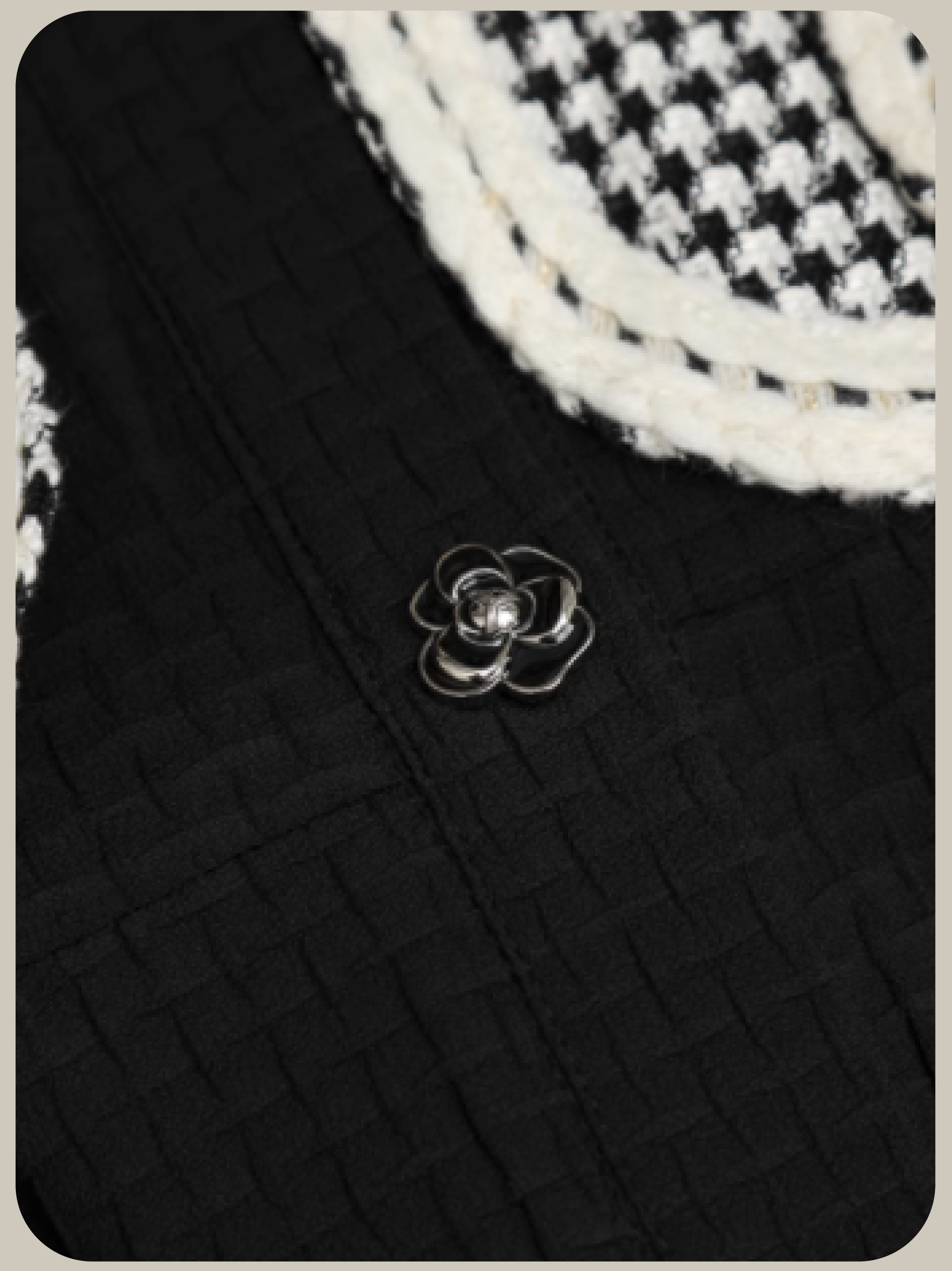 Sweet Frill Collar Tweed One Piece/スイートフリル襟ツイードワンピース