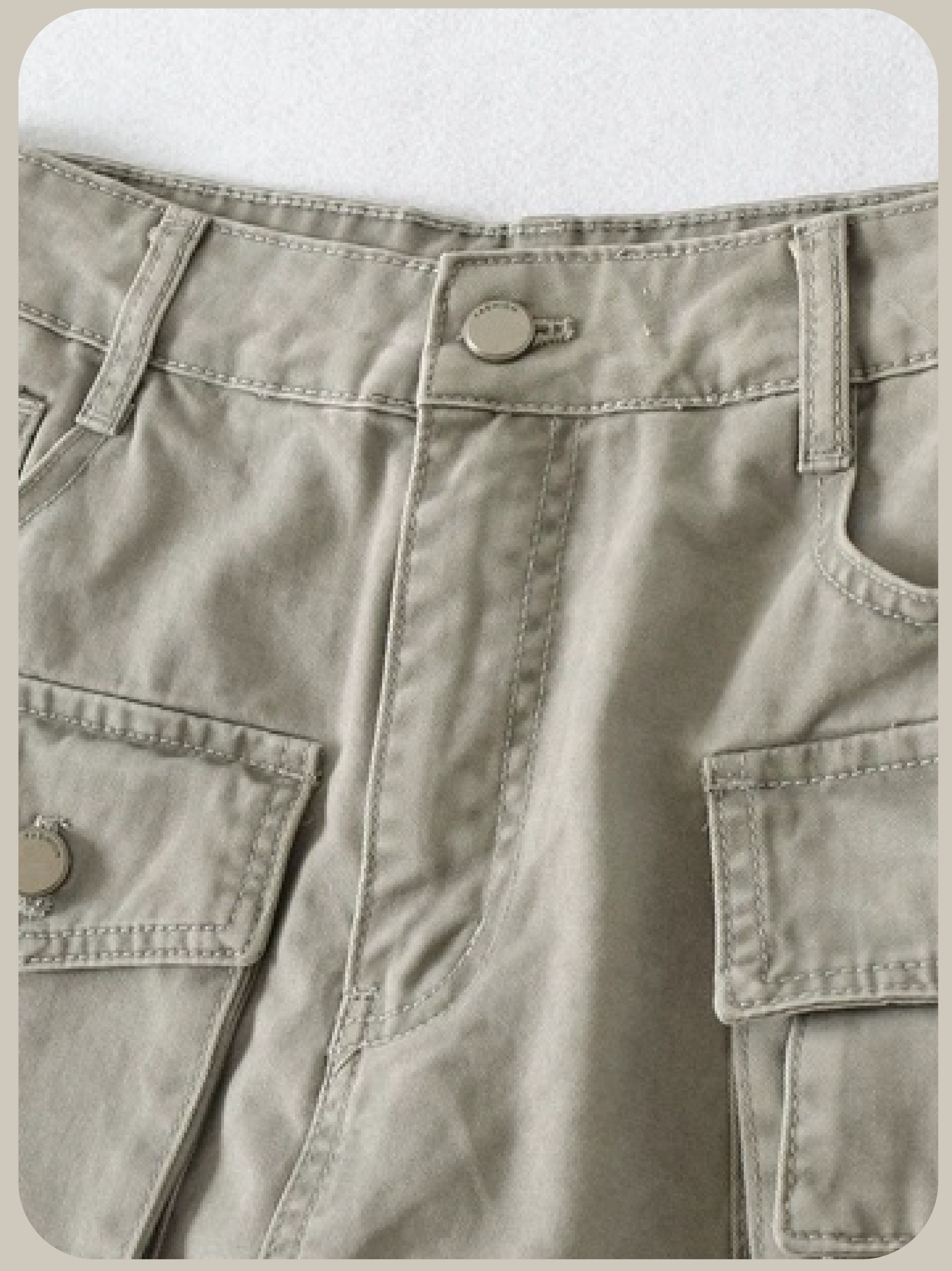 Multi Pocket Cargo Mini Skirt/マルチポケットカーゴミニスカート