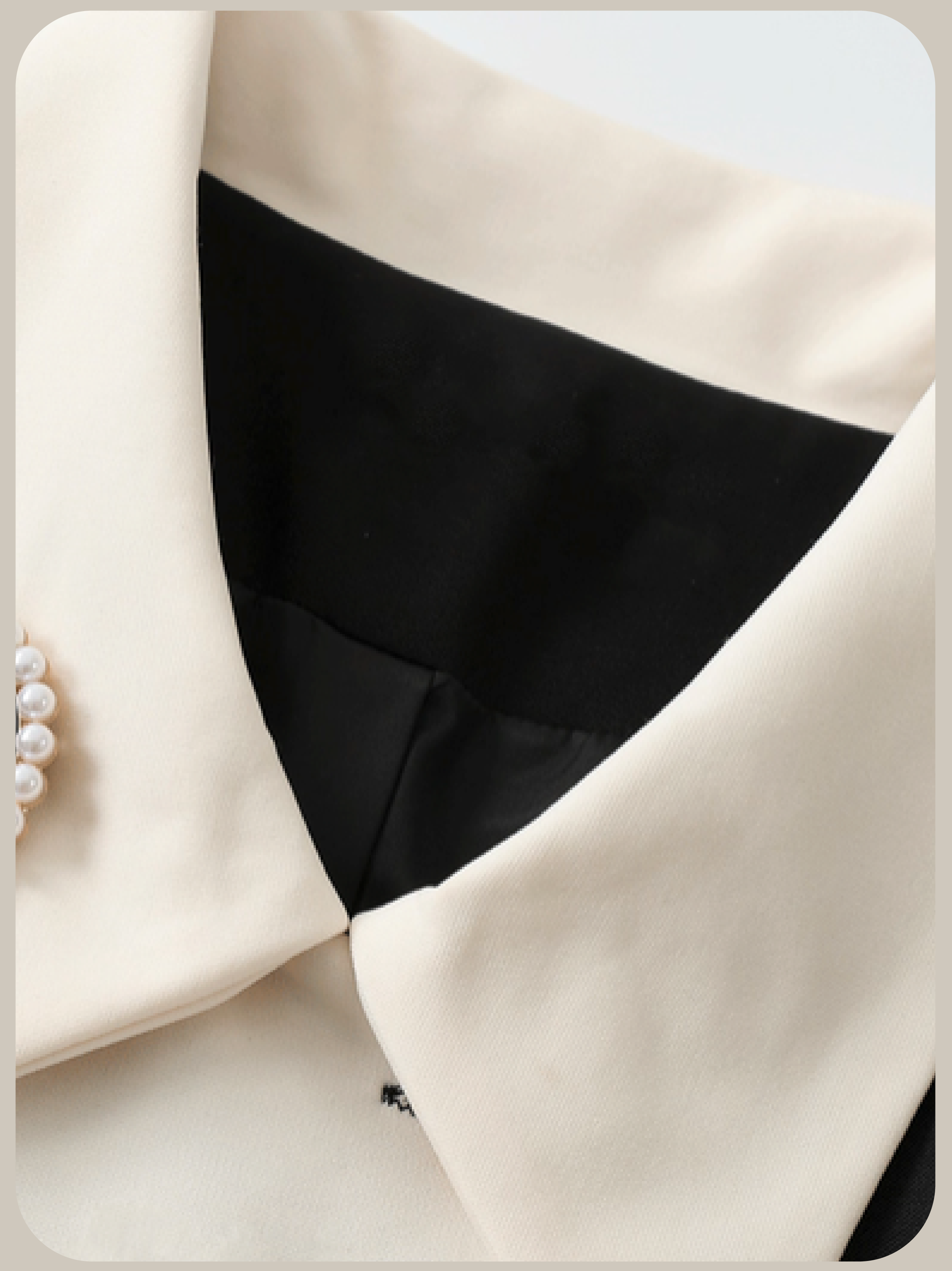 Ivory-Collar Elegance Set Up/アイボリーカラーエレガンスセットアップ