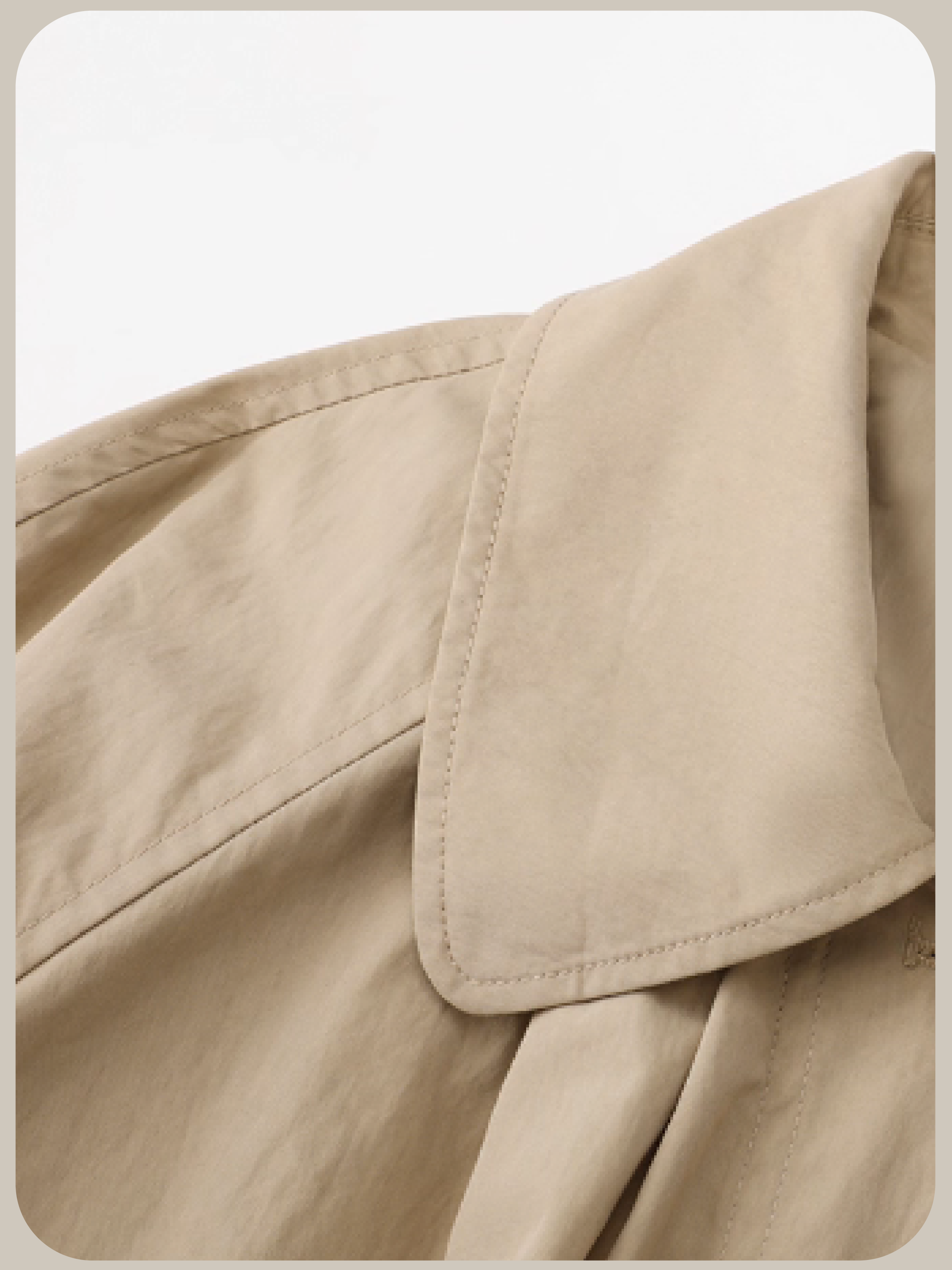 Stitching Sleeve Trench Coat/ステッチスリーブトレンチコート