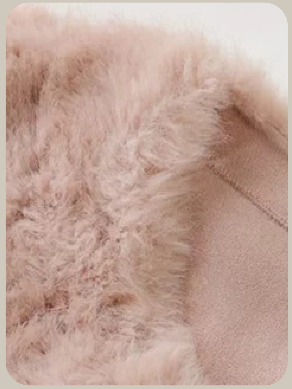 Cozy Pastel Color Faux Fur Coat/パステルカラーフェイクファーコート