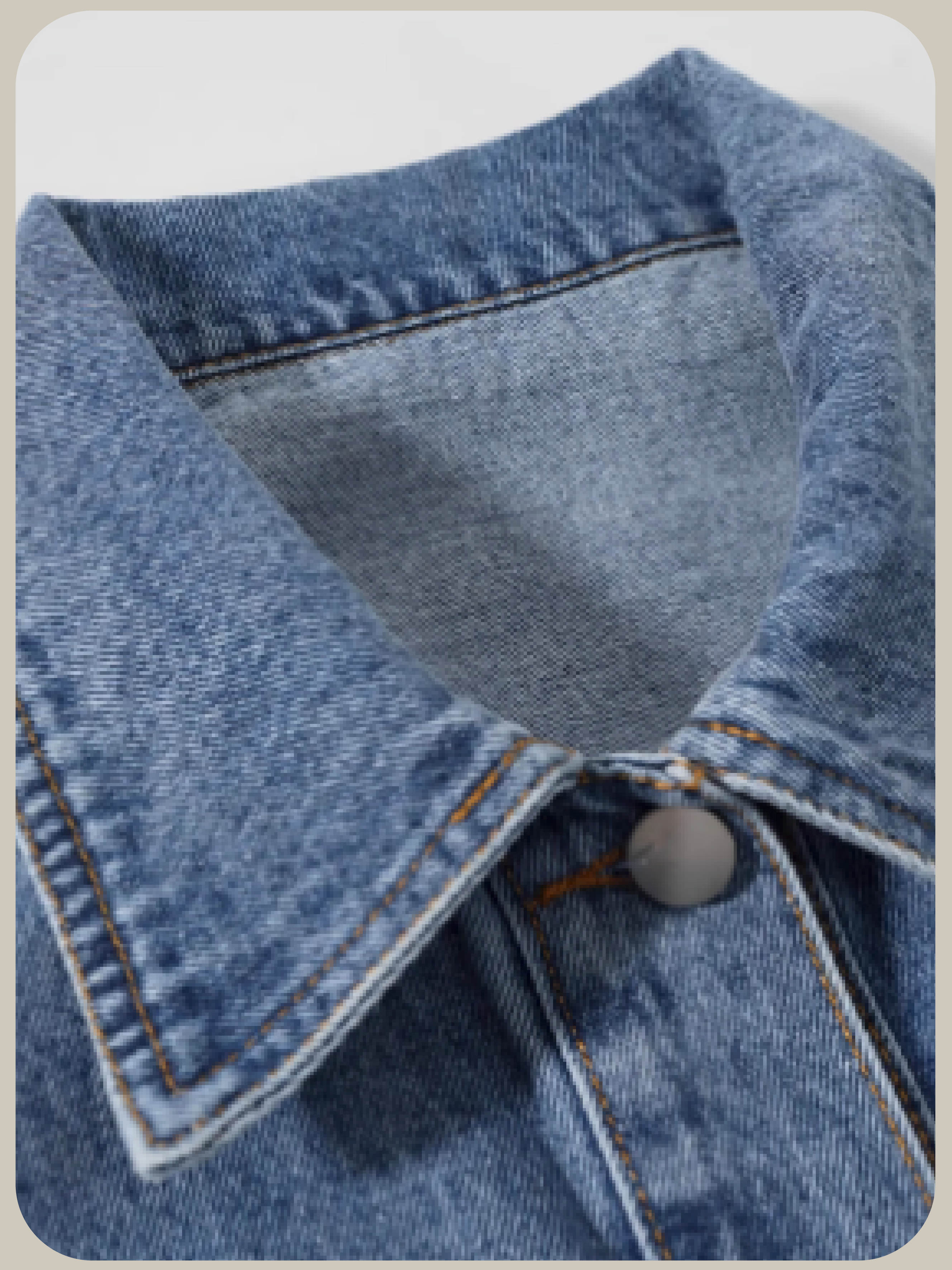 Romantic Lace Deco Denim Vest/ロマンティックレースデコデニムベスト