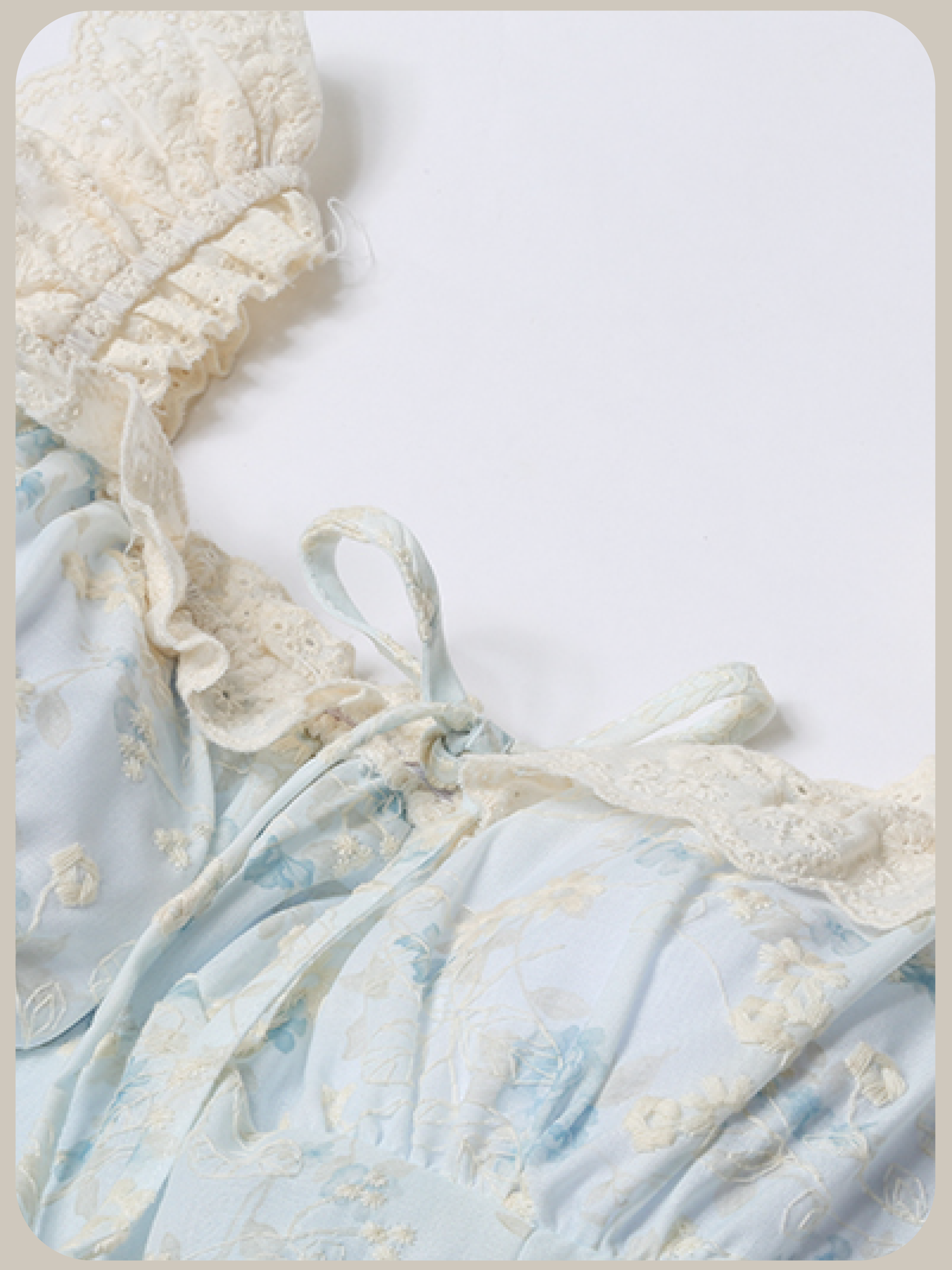 French Waisted Floral Dress/フレンチウエストフローラルドレス