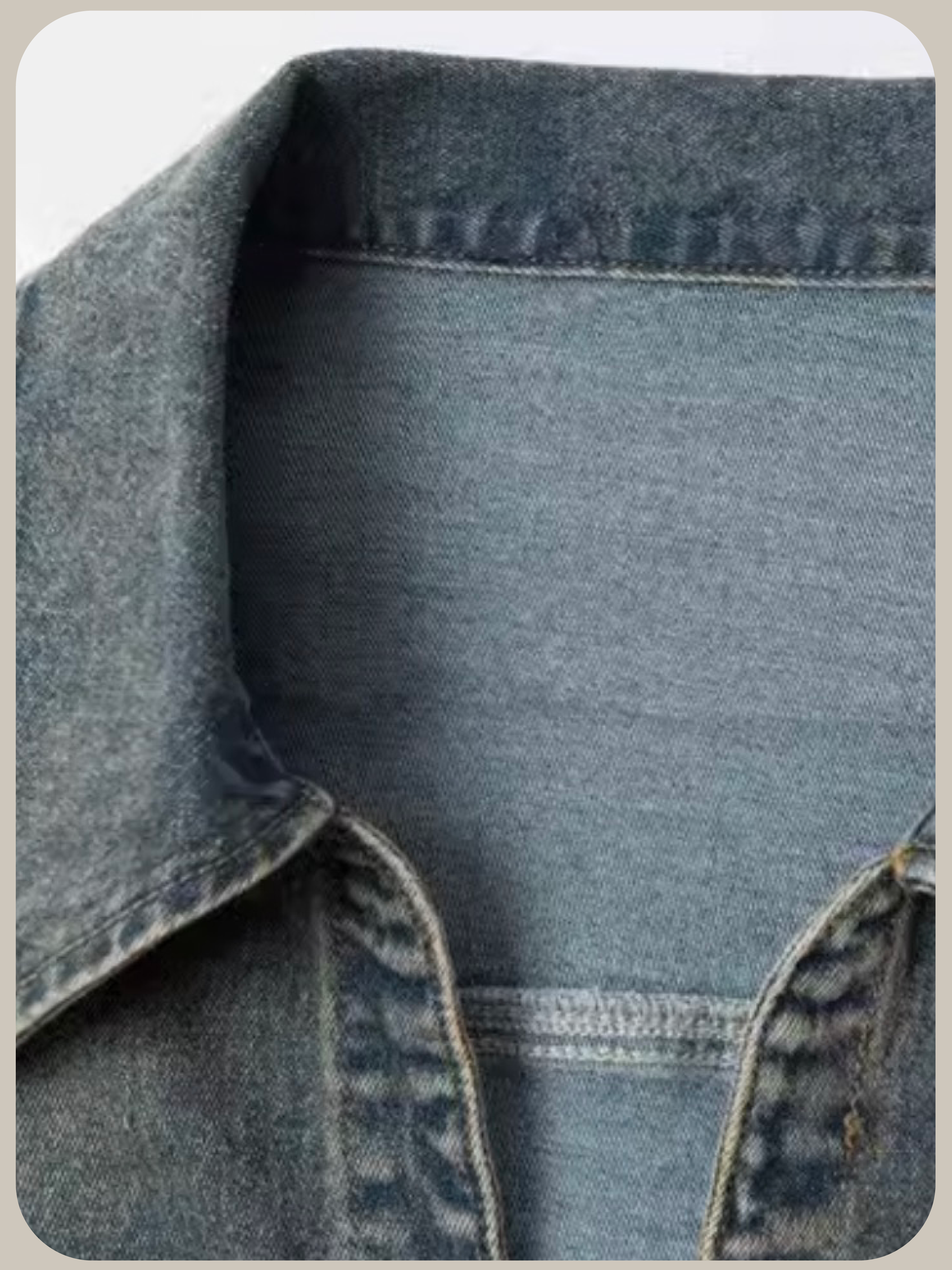 Lace Up Denim Shirt/レースアップデニムシャツ