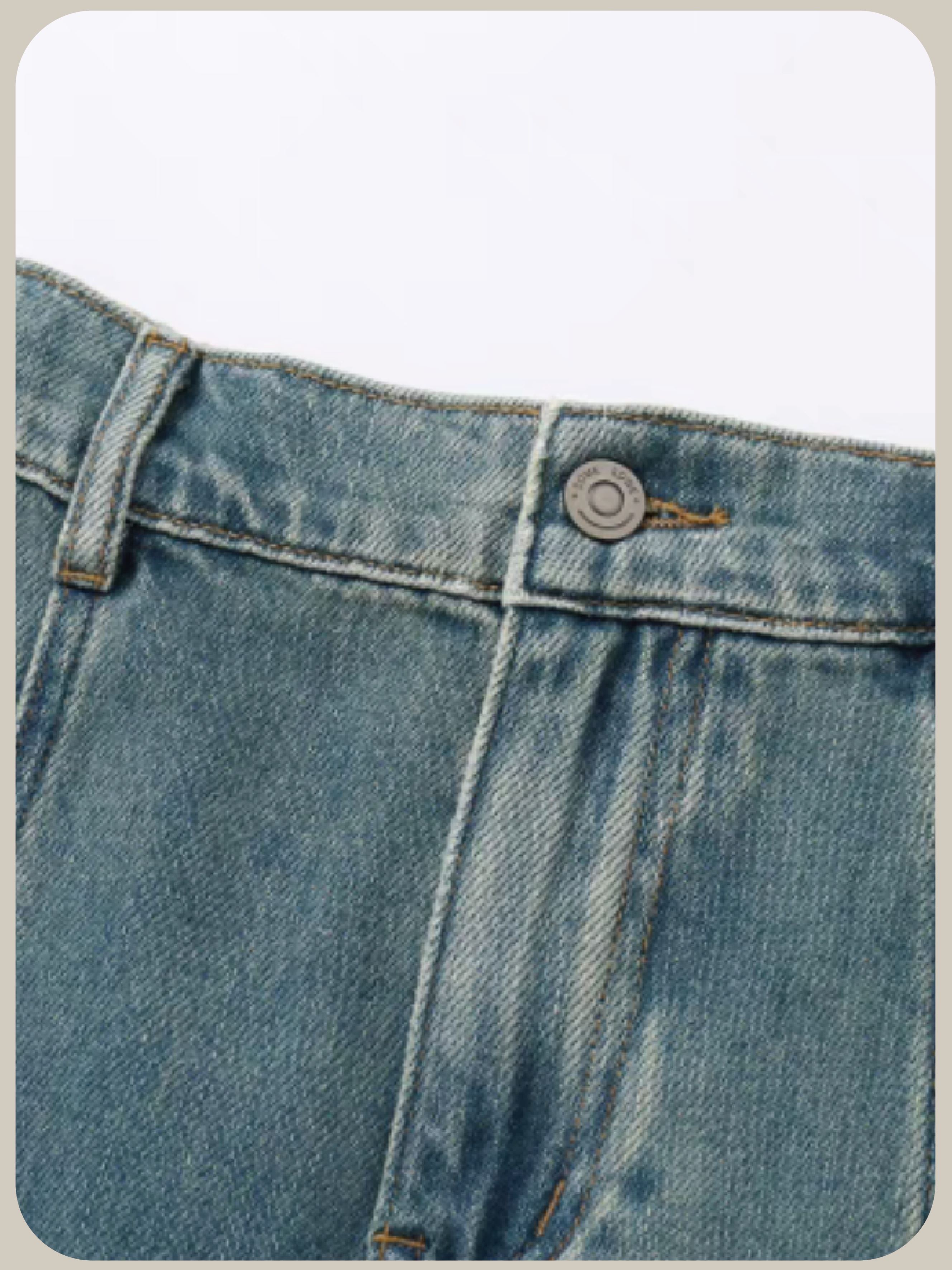 Ribbon Denim Long Skirt/リボンデニムロングスカート