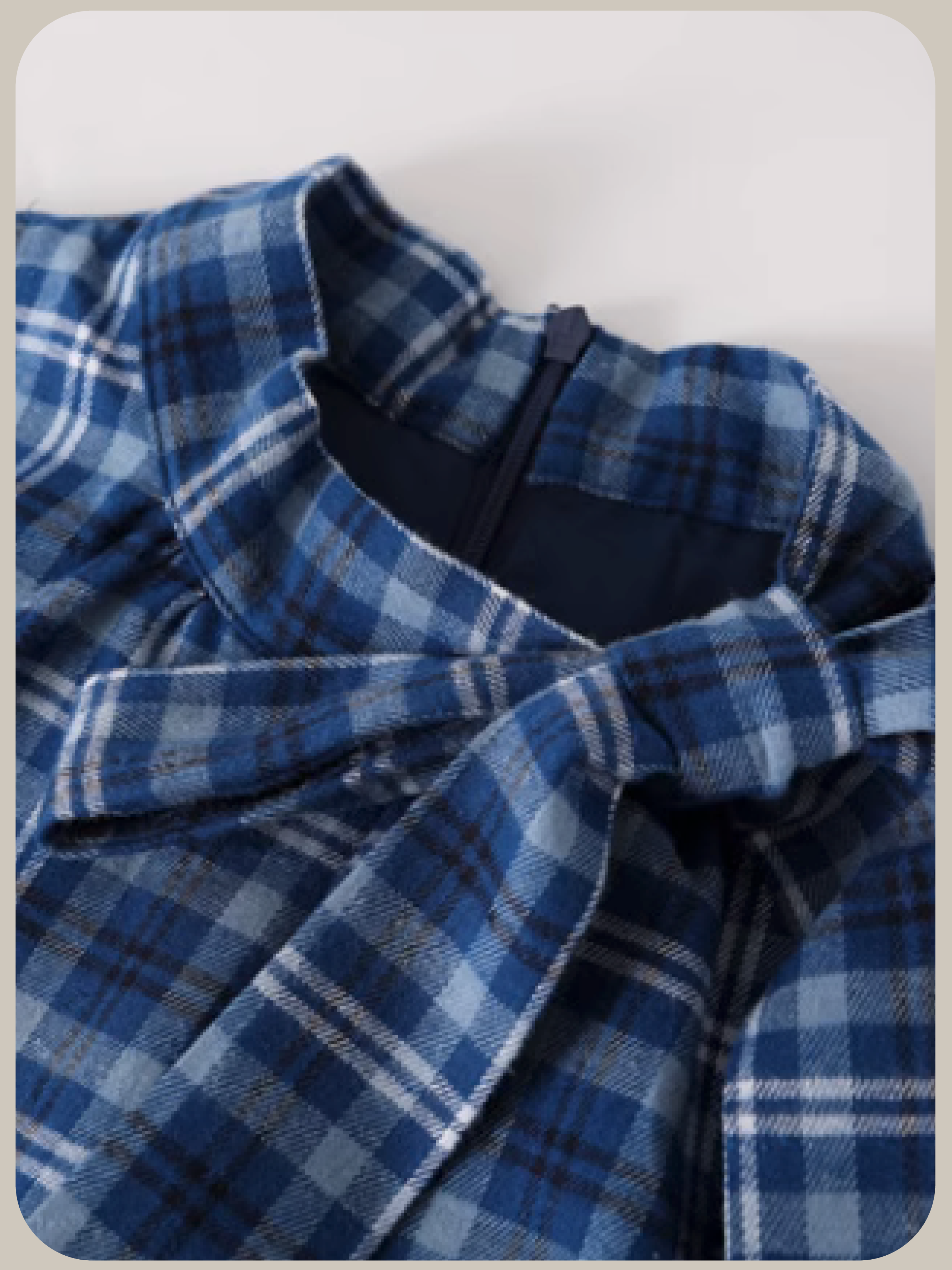 French Check Ruffle Dress/フレンチチェックフリルドレス