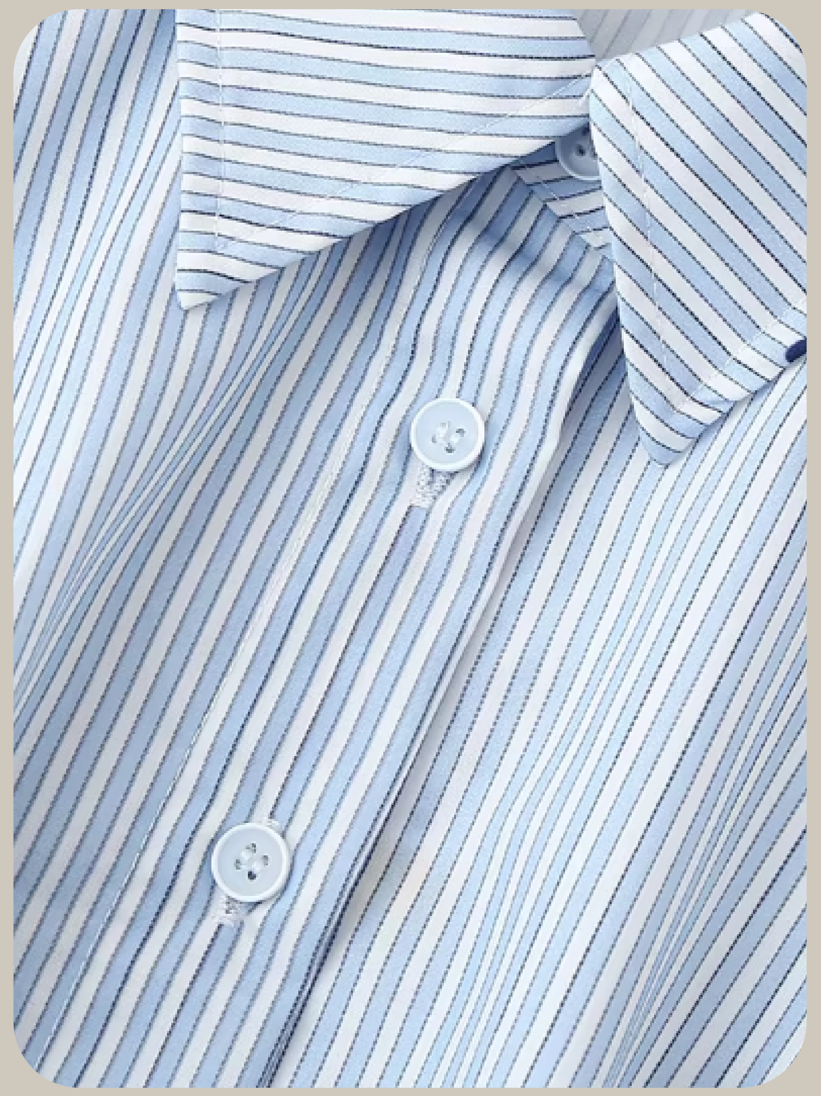 Blue Stripe Shirt Dress/ブルーストライプシャツワンピース