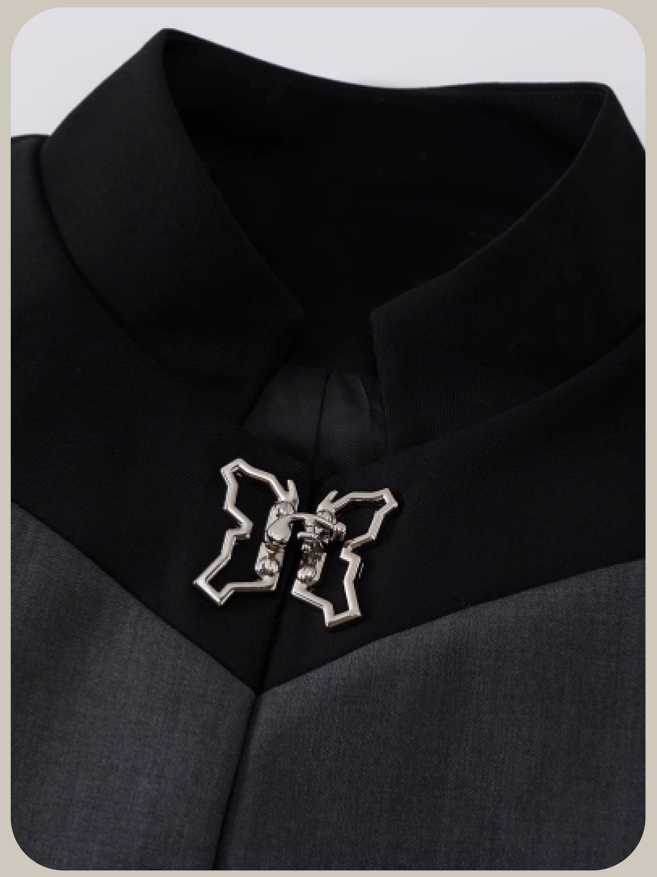 Butterfly Stand Collar jacket/バタフライスタンドカラージャケット