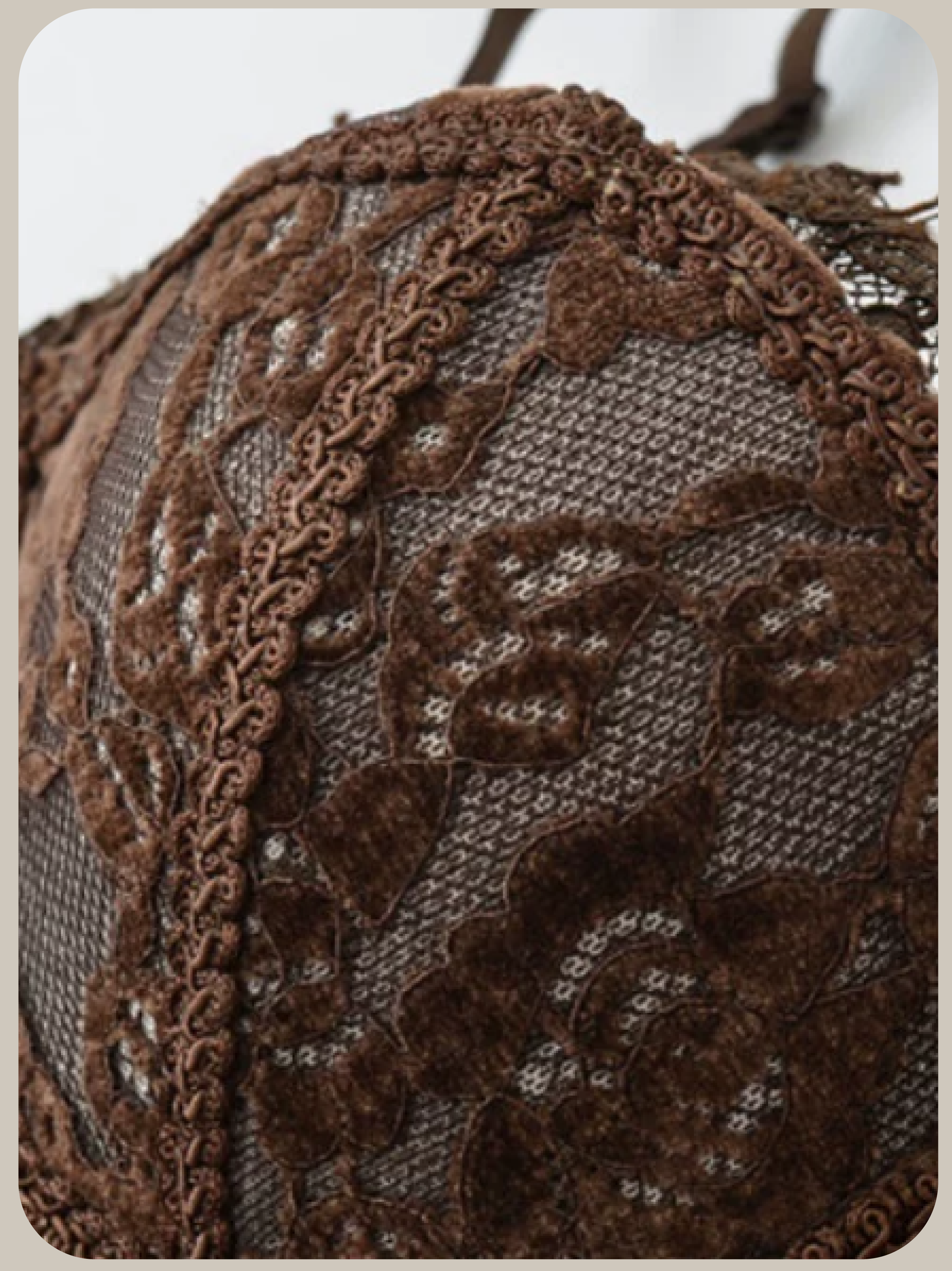 Texture Lace Padded Cami/テクスチャーレースパッド入りキャミソール