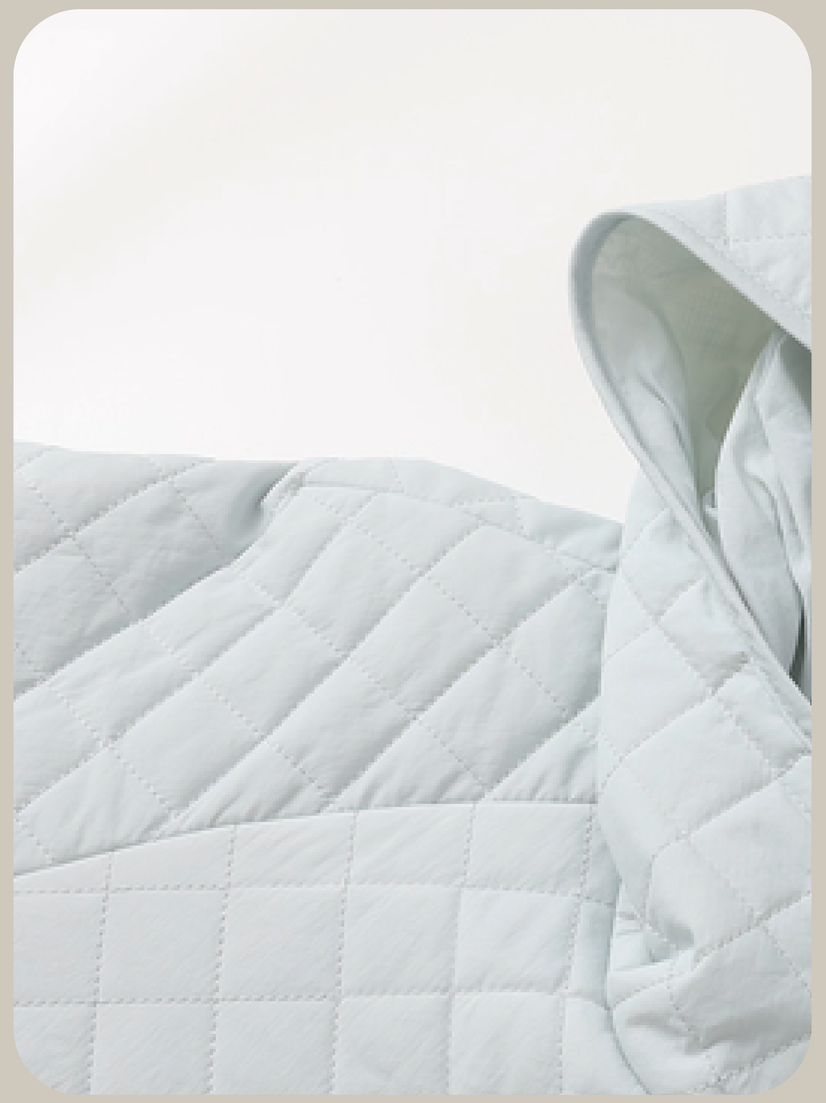 Quilting Hoodie Down Jacket/キルティングフーディーダウンジャケット