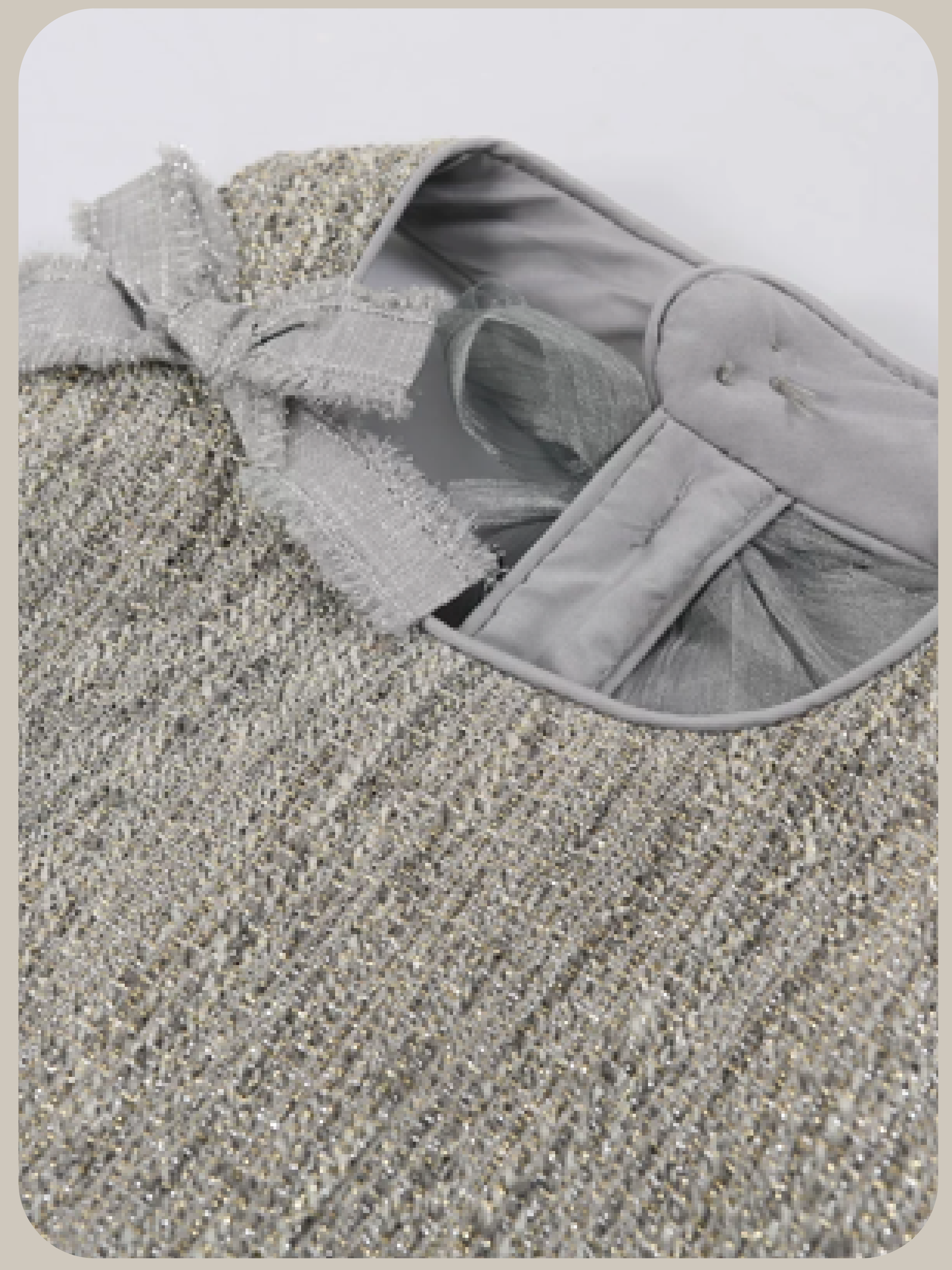 Sparkling Halter Dress with Delicate Glitter Bow/グリッターリボンきらめくホルターネックドレス