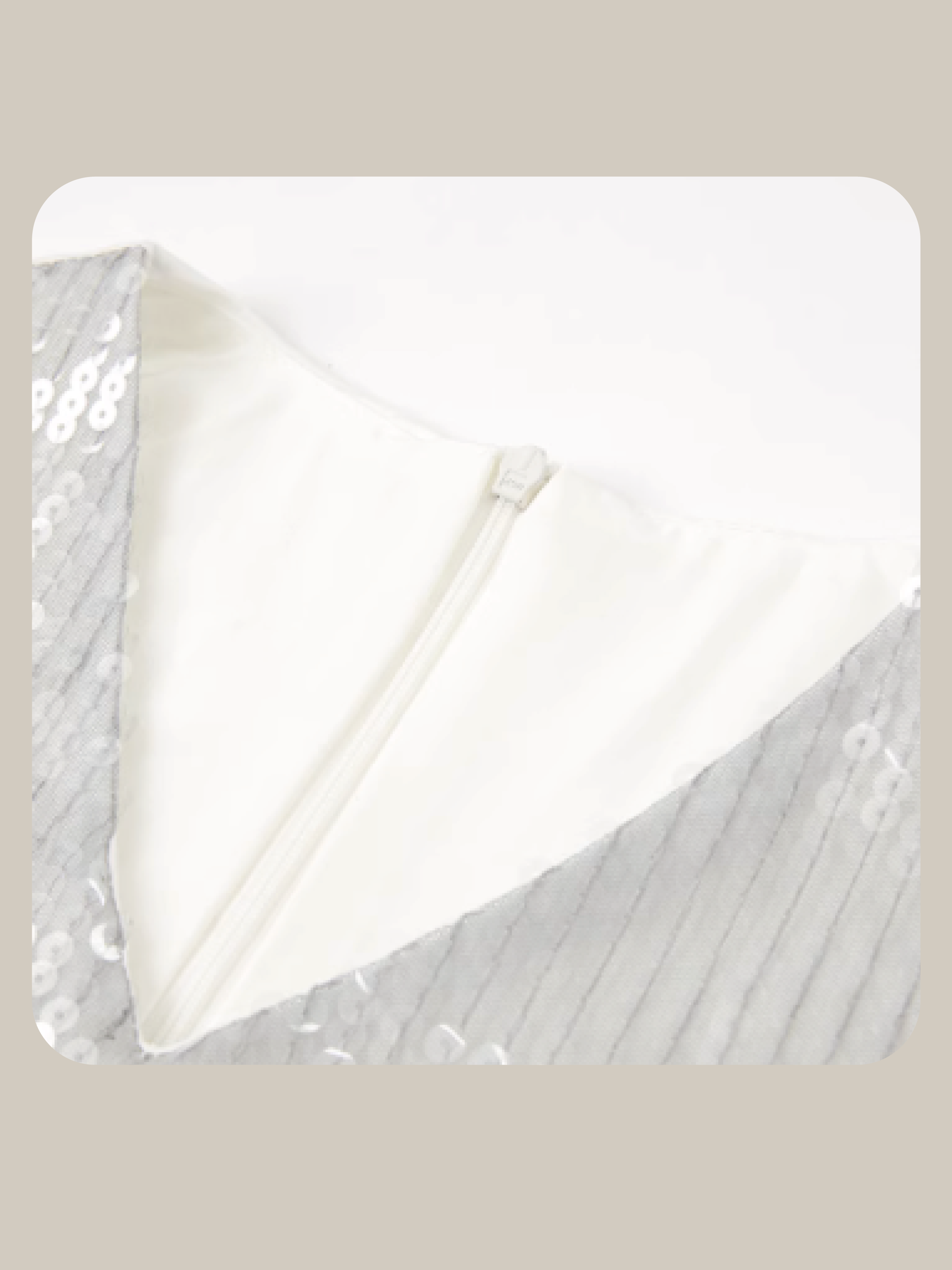 Silver Beads Frill One Piece/シルバービーズフリルワンピース