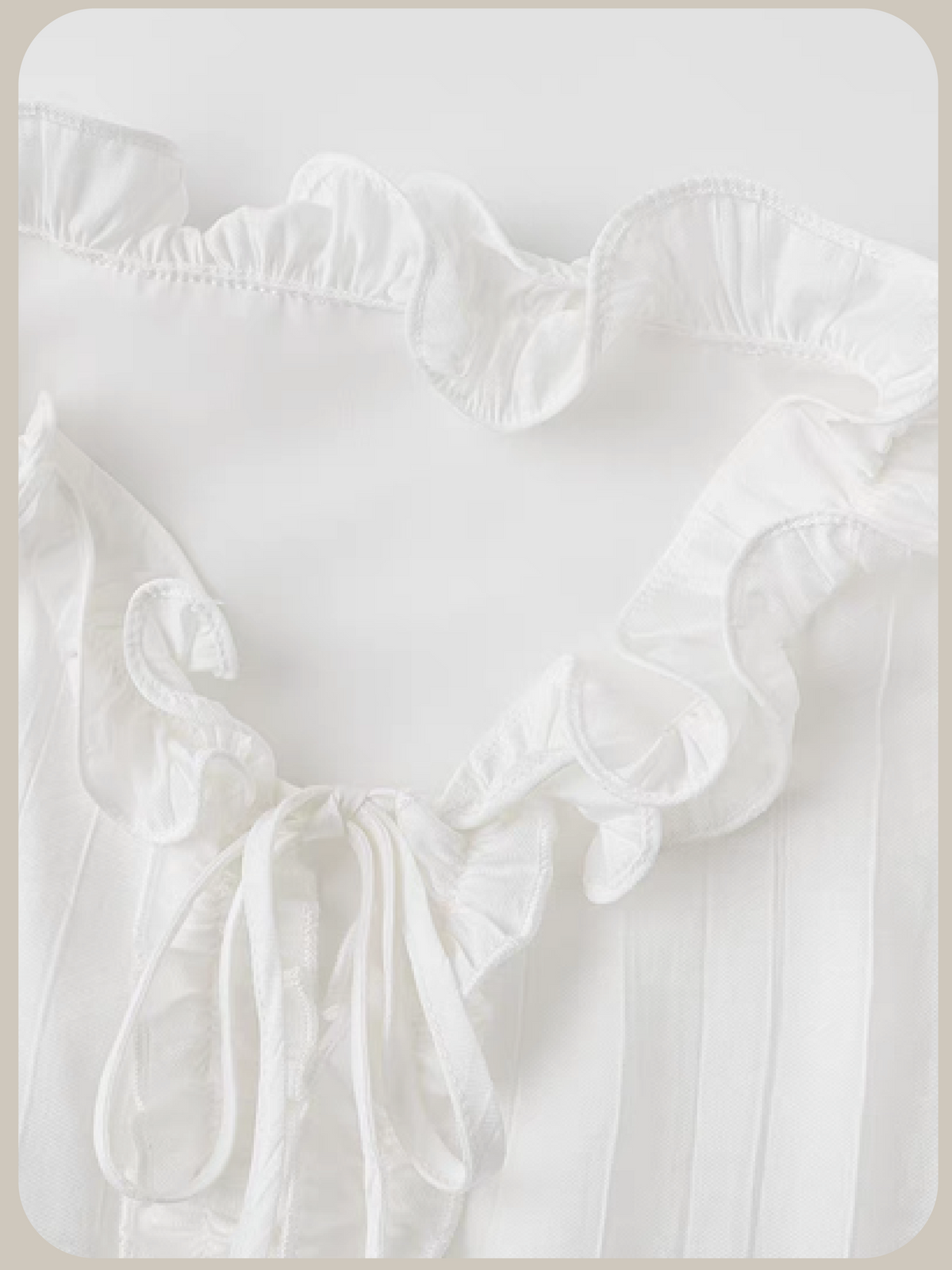 Hollow Knit Vest Ruffled Tie Blouse Set Up/透かし編みニットベストラッフルタイブラウスセットアップ