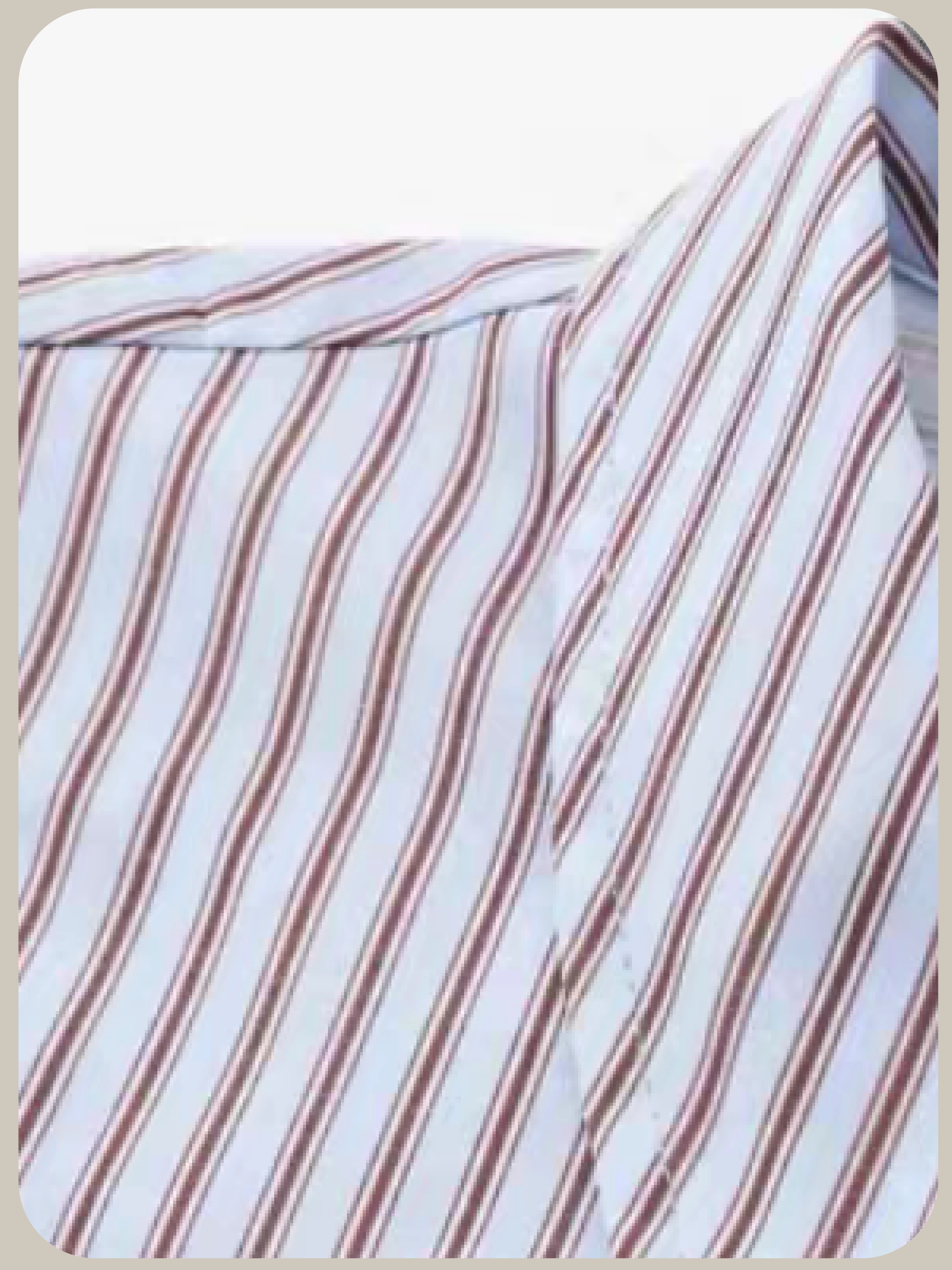 Asymmetry Stripe Button Shirt/アシンメトリーストライプボタンシャツ
