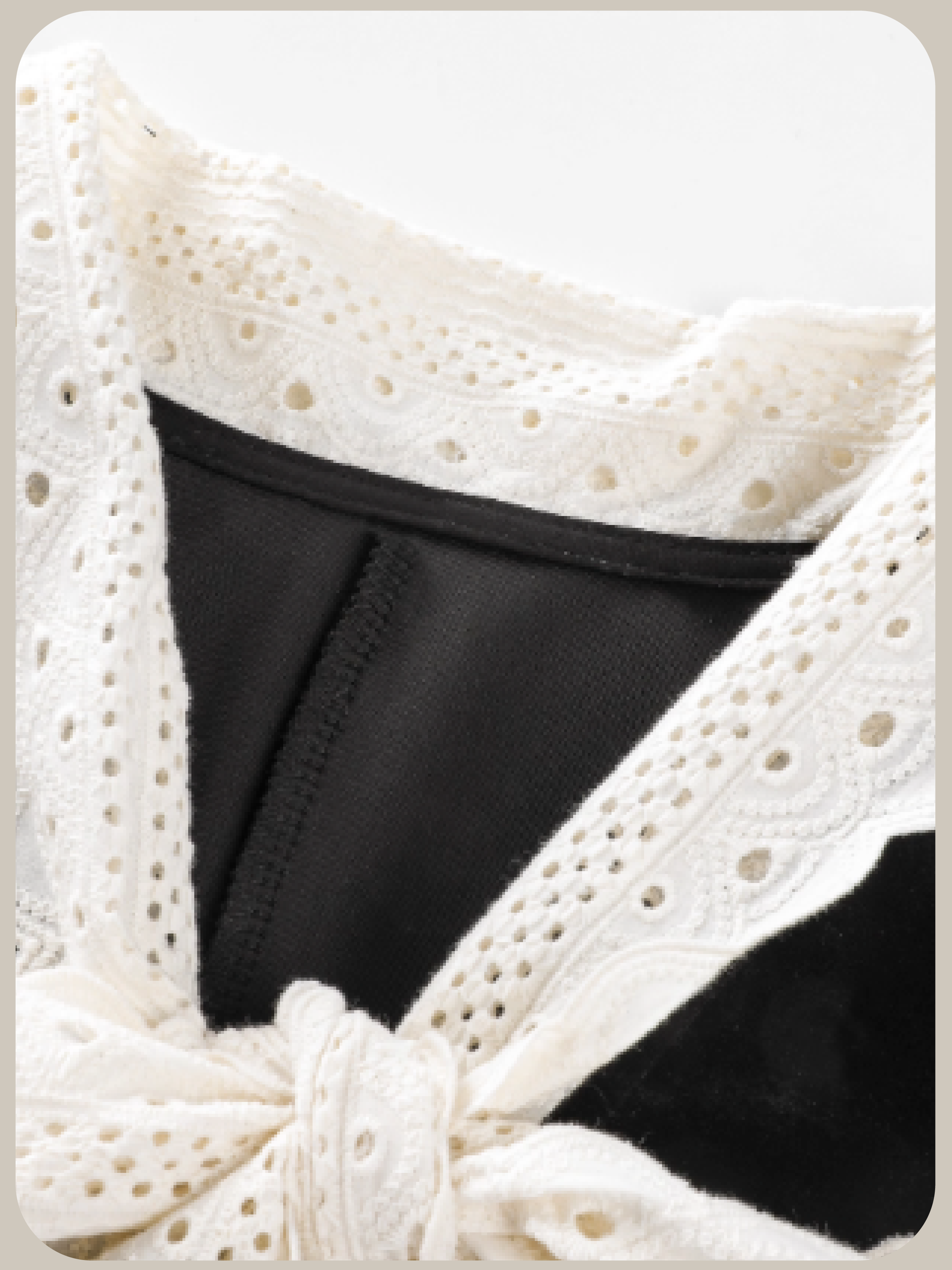 Big Lace Ribbon Velvet Blouse/ビッグレースリボンベルベットブラウス