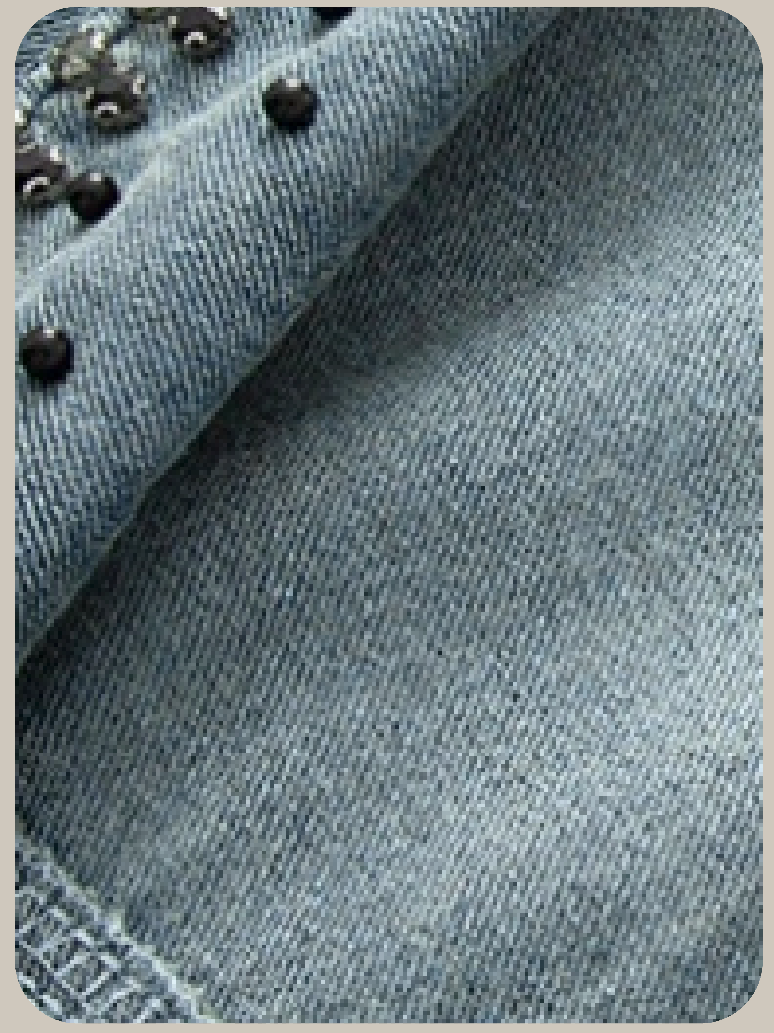 Lace Motif Denim Vest/レースデニムベスト