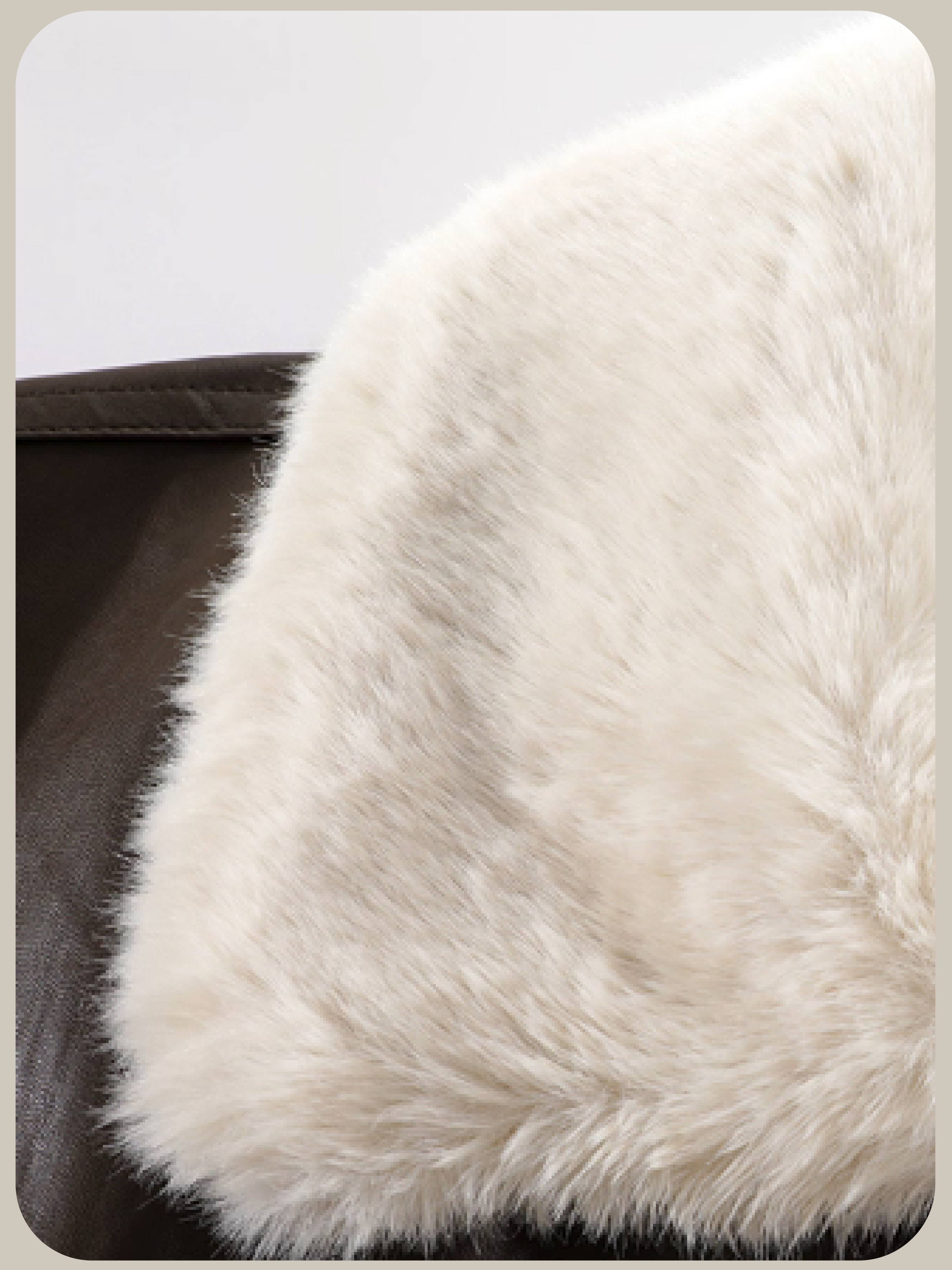 Cool Leather Fur Jacket/クールレザーファージャケット