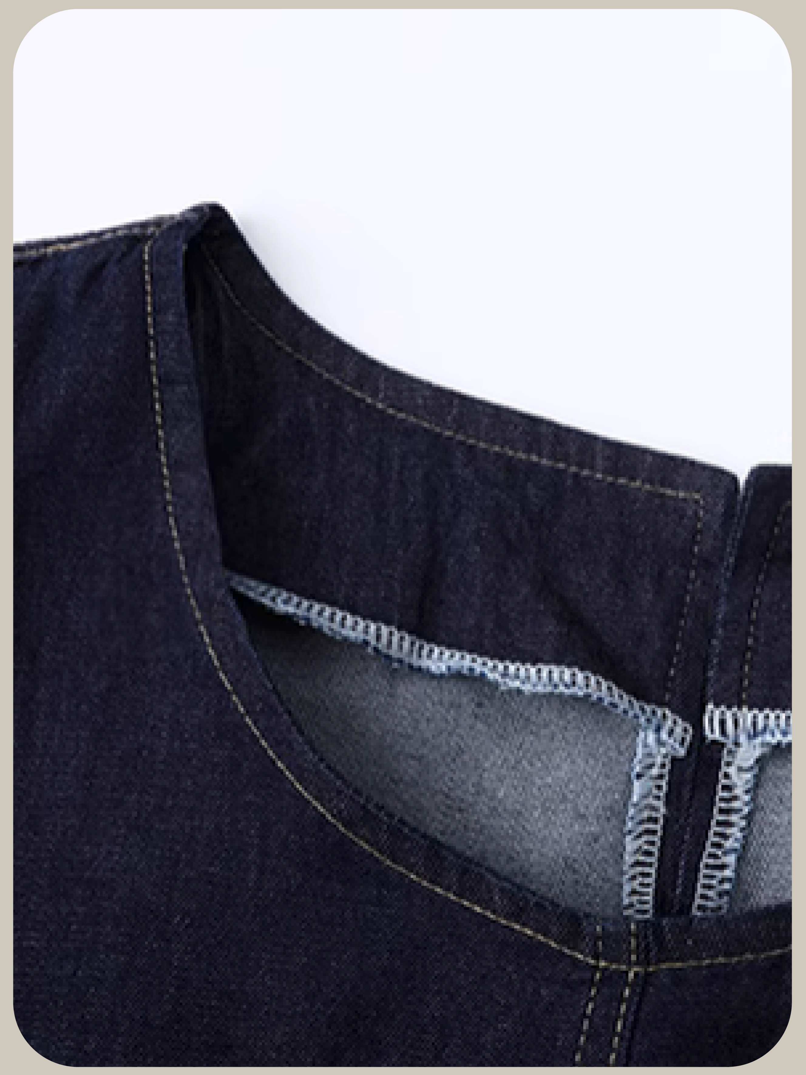 Frill Piping Denim One Piece/フリルパイピングデニムワンピース