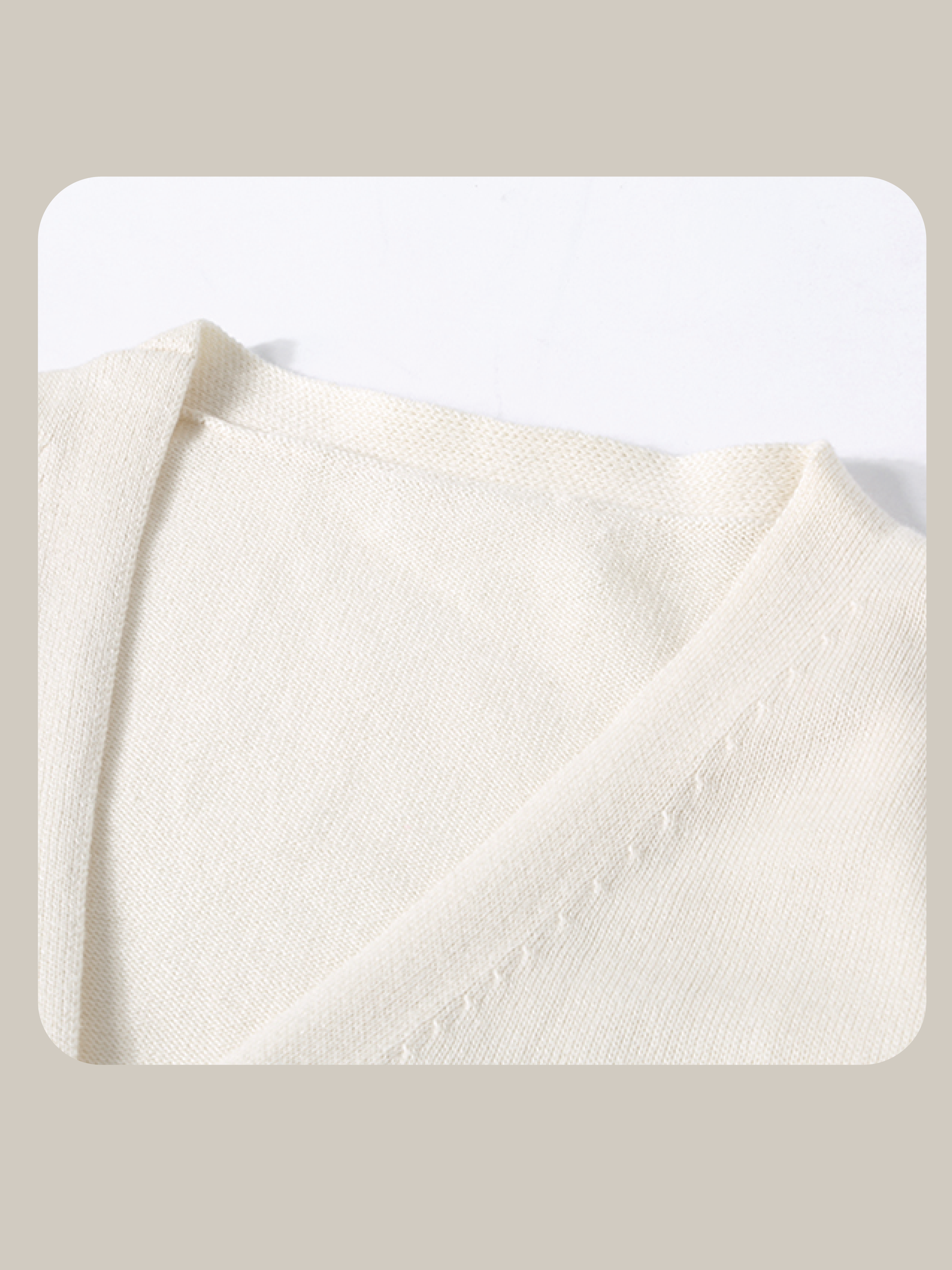 予約商品・LA POMME petit Icon Cardigan Ivory