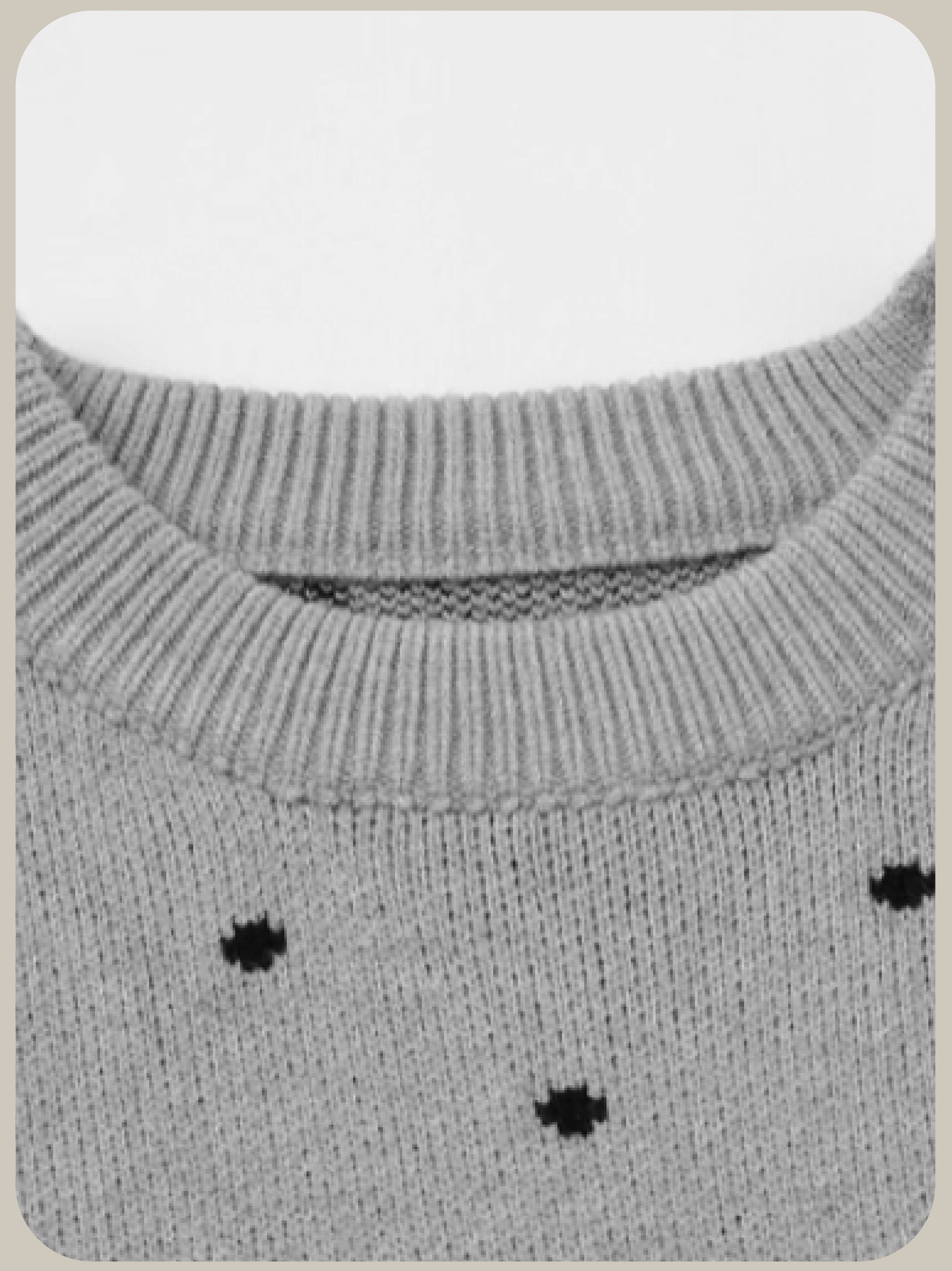 Vintage Embroidery Scarf Sweater/ヴィンテージ刺繍スカーフセーター