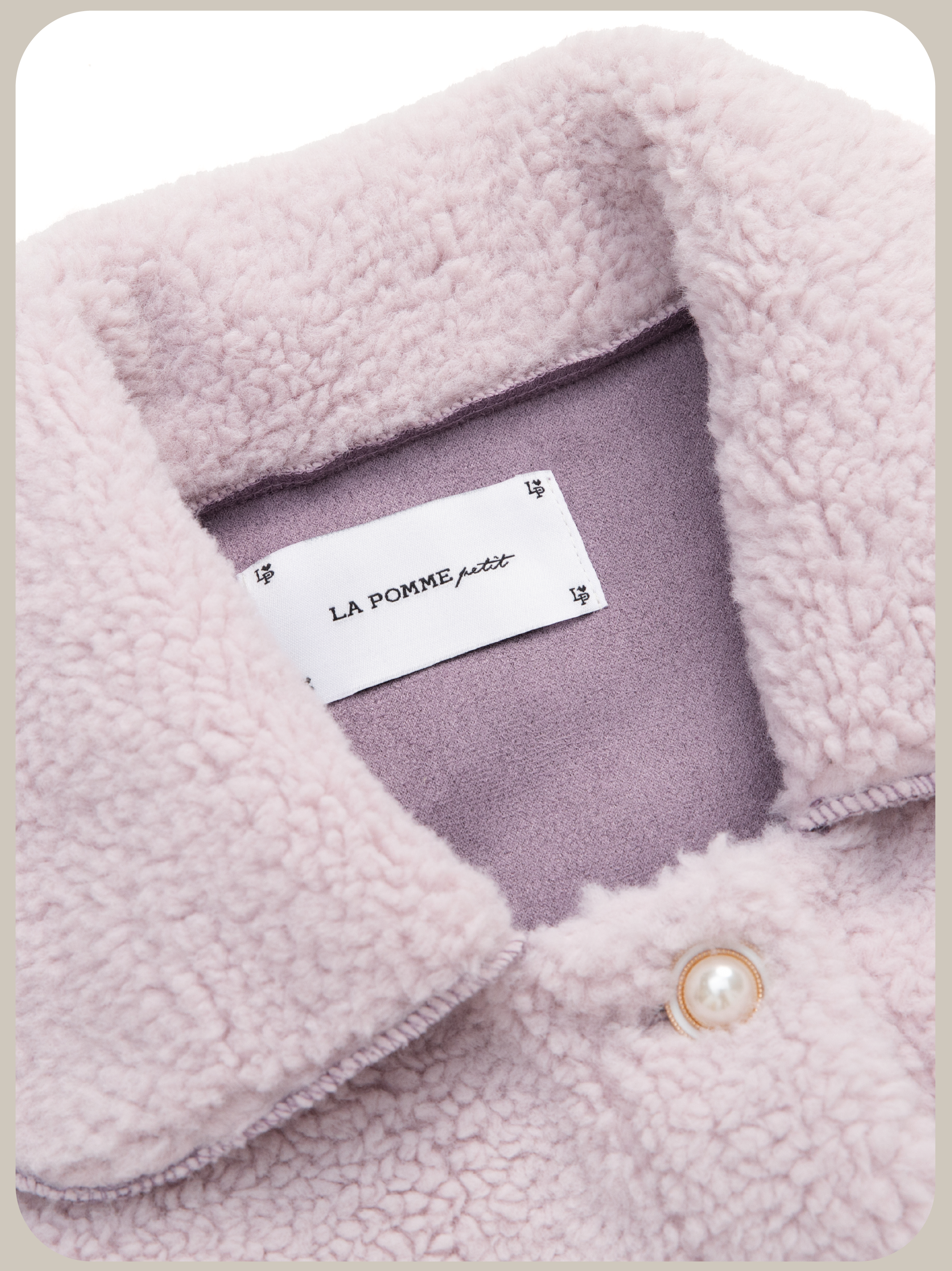 Polar Boa Coat With Mini Bag/ポーラーボアコート ミニバッグ付き