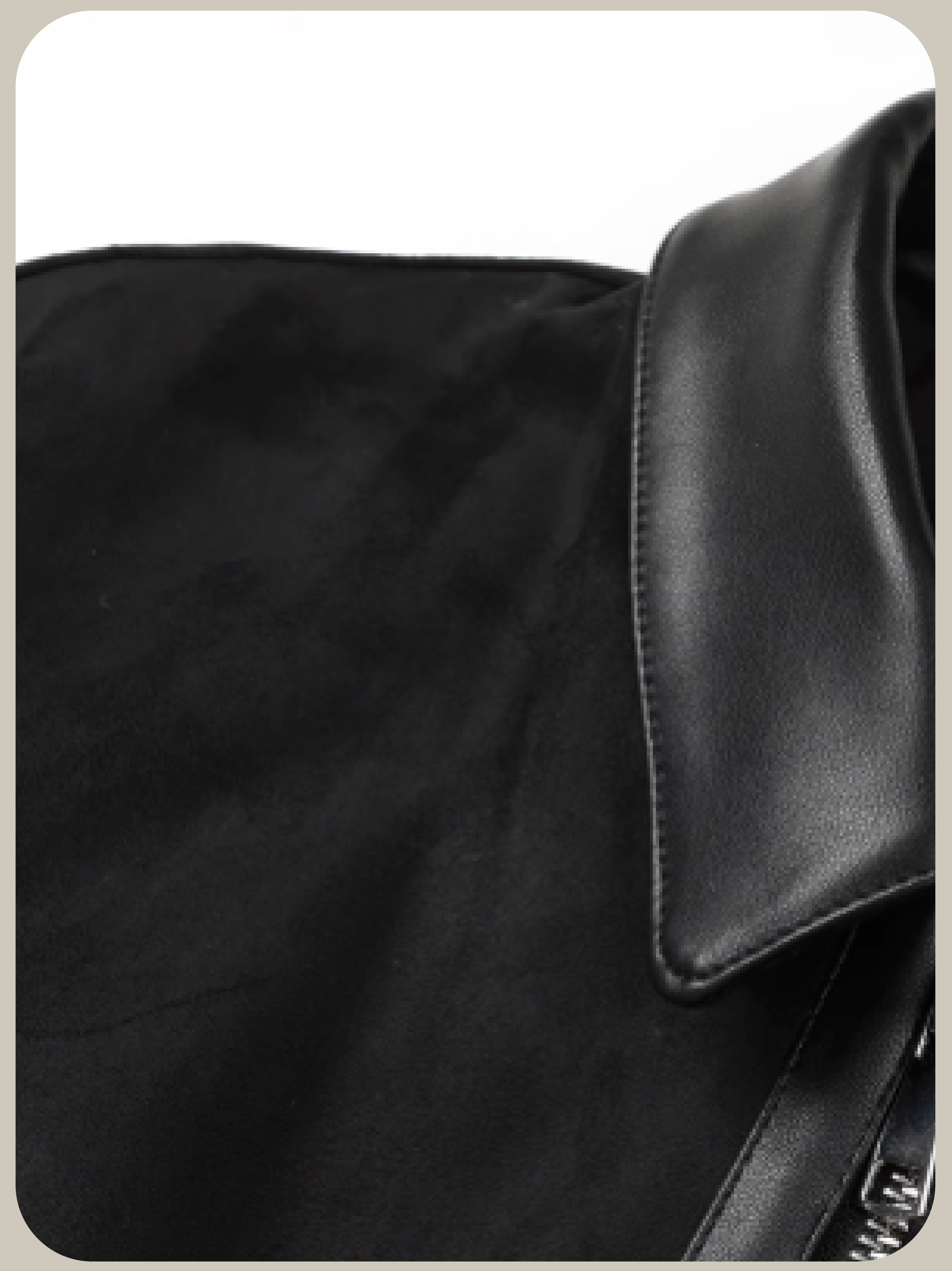 PU Stitching Duck Down Jacket PU/ステッチダックダウンジャケット