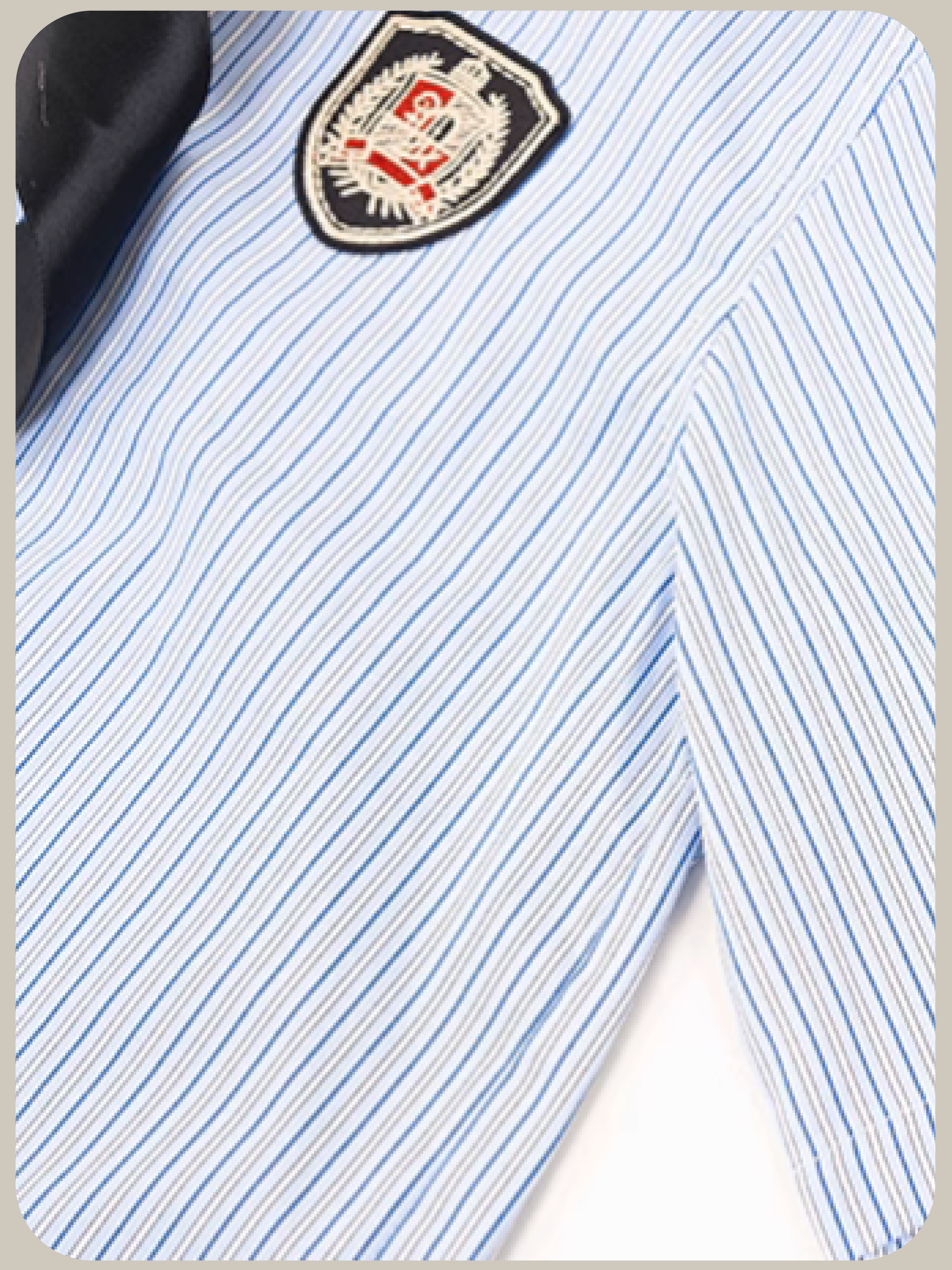 Preppy Sailor Collar Stripe Shirt/プレッピーセーラーカラーストライプシャツ