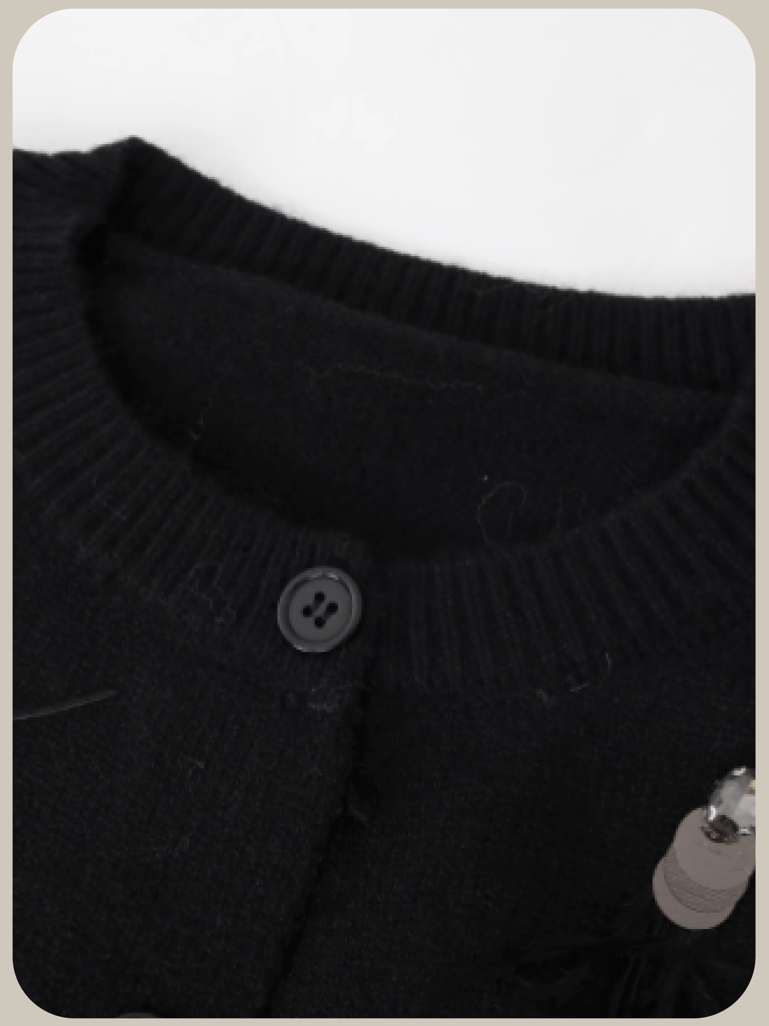 Feather Deco Cardigan/フェザーデコカーディガン