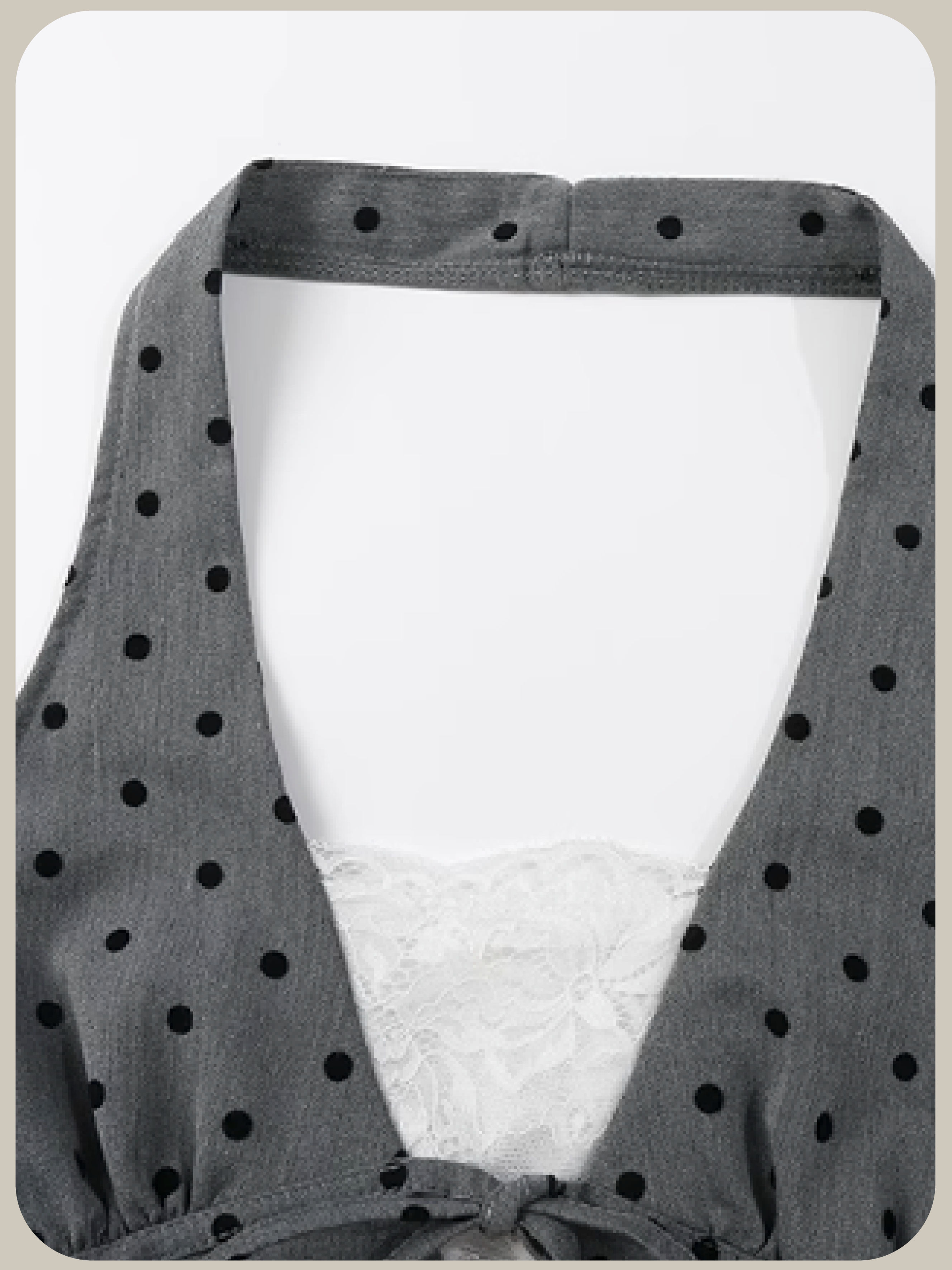 Romantic Halter Dots Dress/ロマンティックホルターネックドット柄ドレス