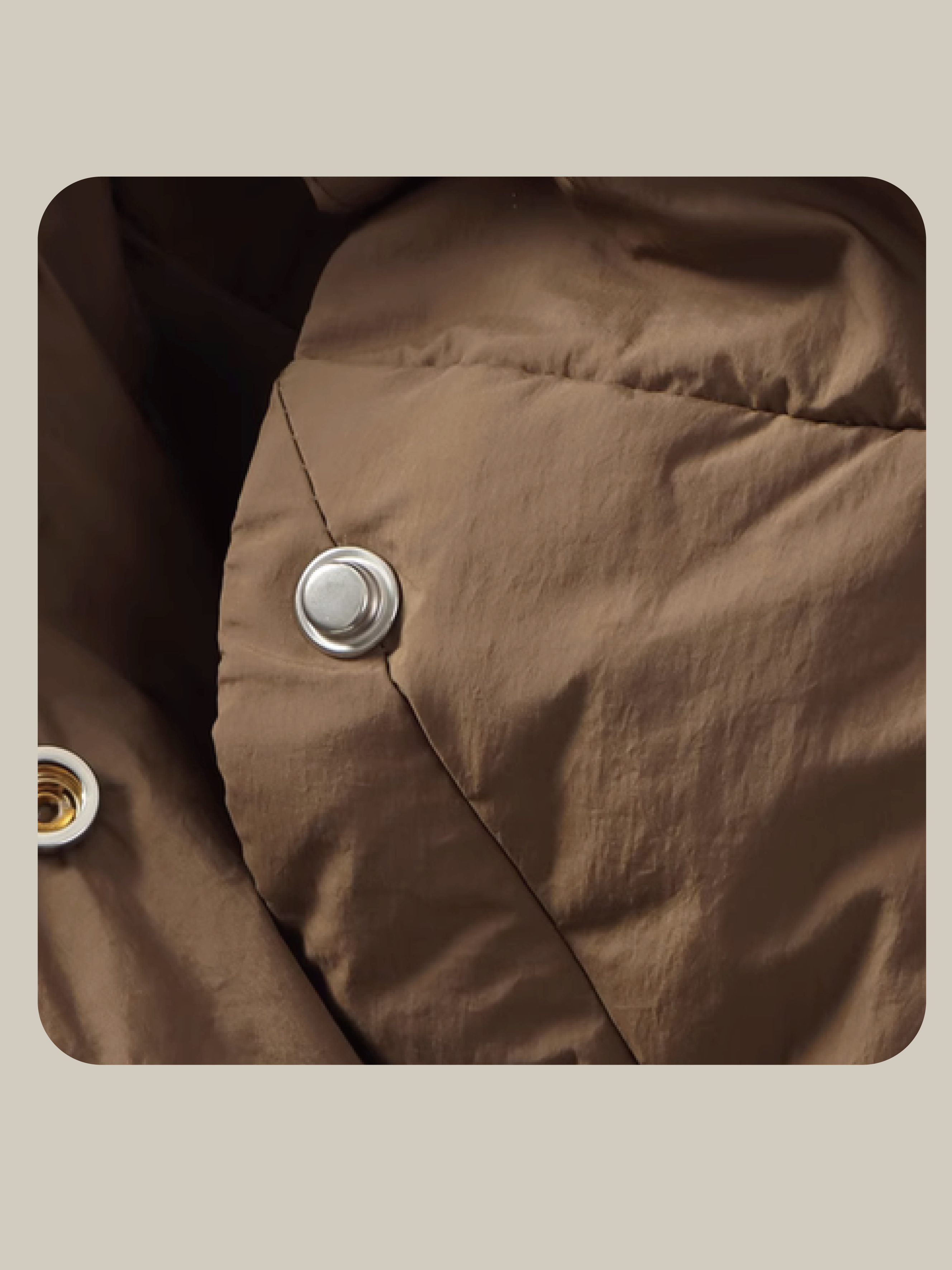 Quilting Ribbon Puffer Duck Down Jacket キルティングリボンパファーダックダウンジャケット